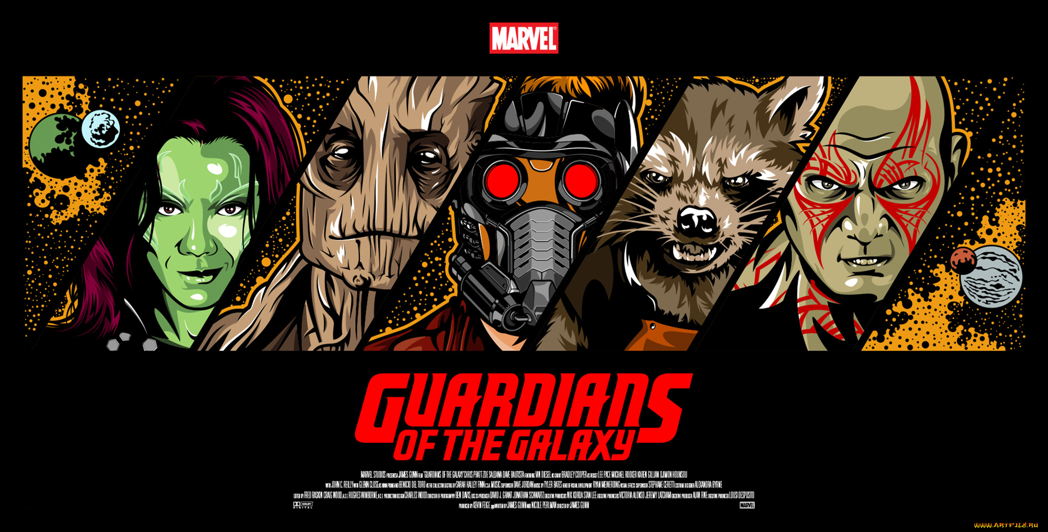 кино, фильмы, guardians, of, the, galaxy, guardians, of, the, galaxy, star-lord, gamora, drax, groot, rocket