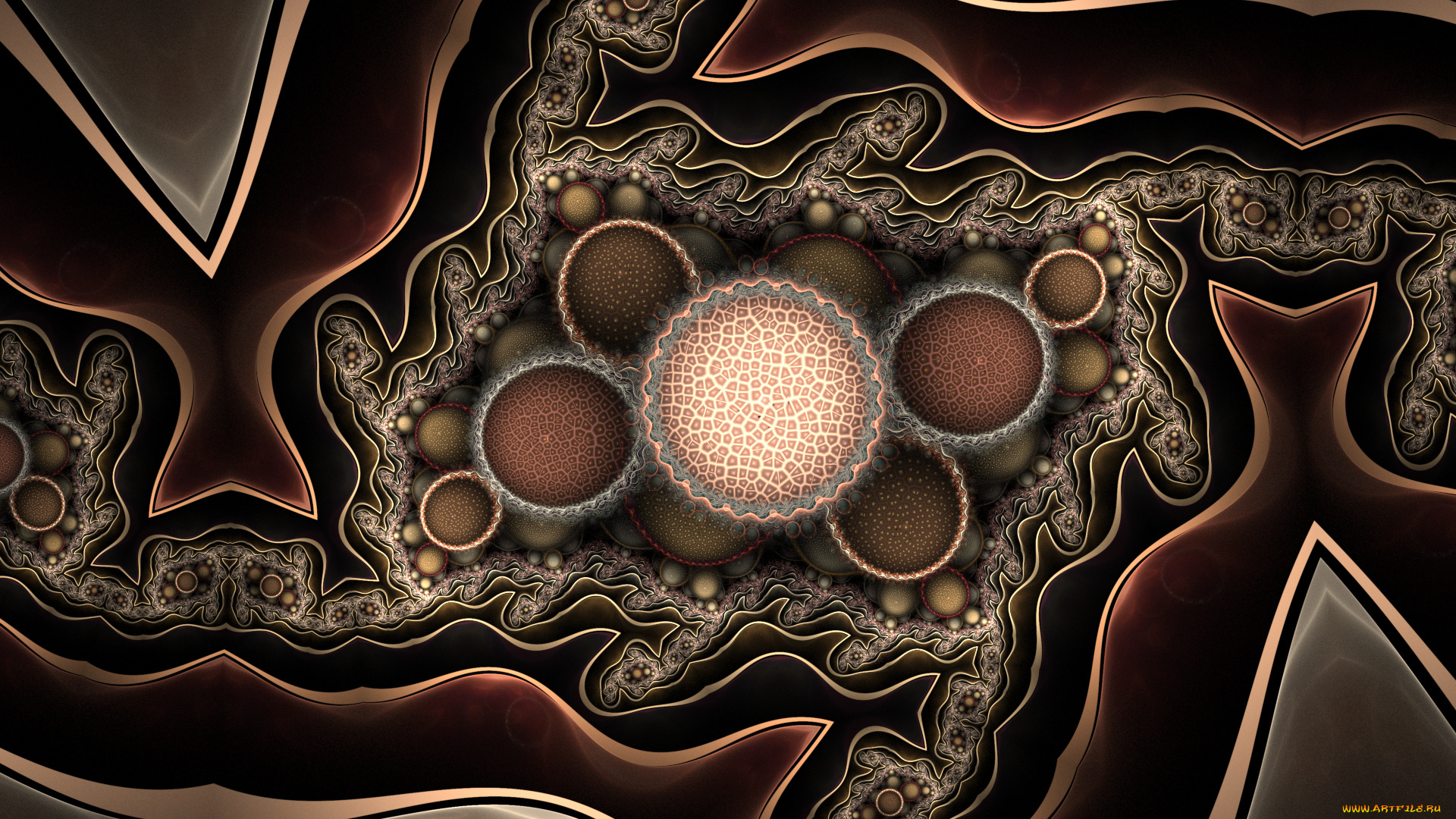 3д, графика, фракталы, , fractal, цвета, фон, узор