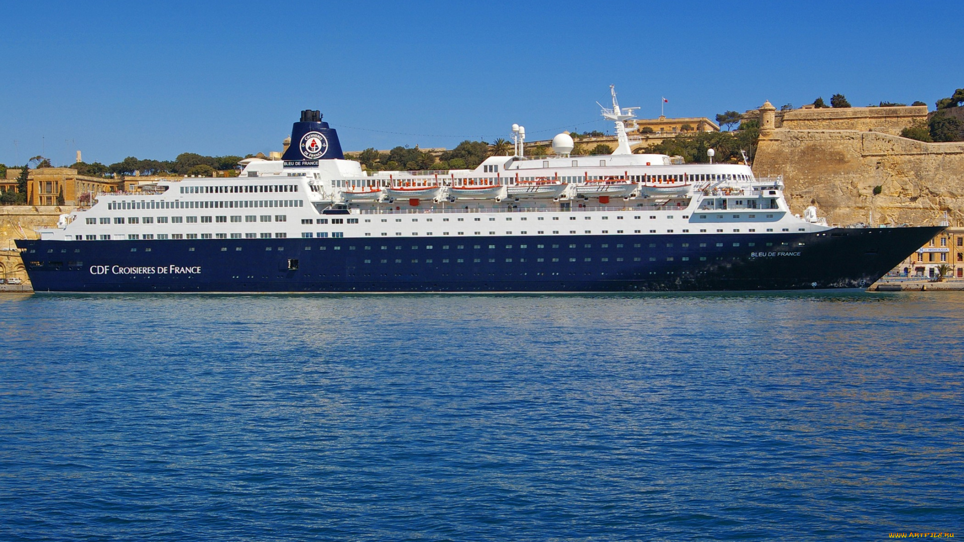 bleu, de, france, корабли, лайнеры, круизный, лайнер