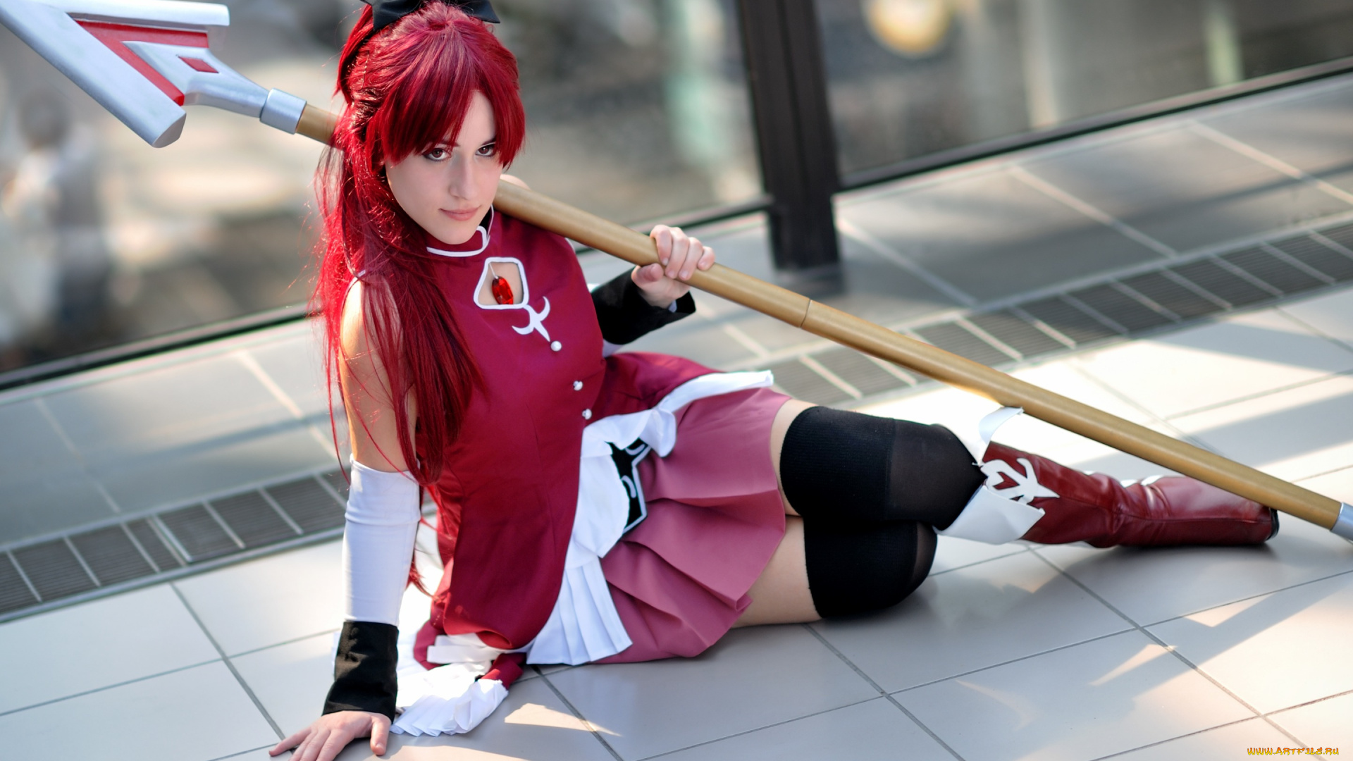 девушки, -unsort, , креатив, art, costume, girl, девушка, взгляд, костюм, косплей, макро