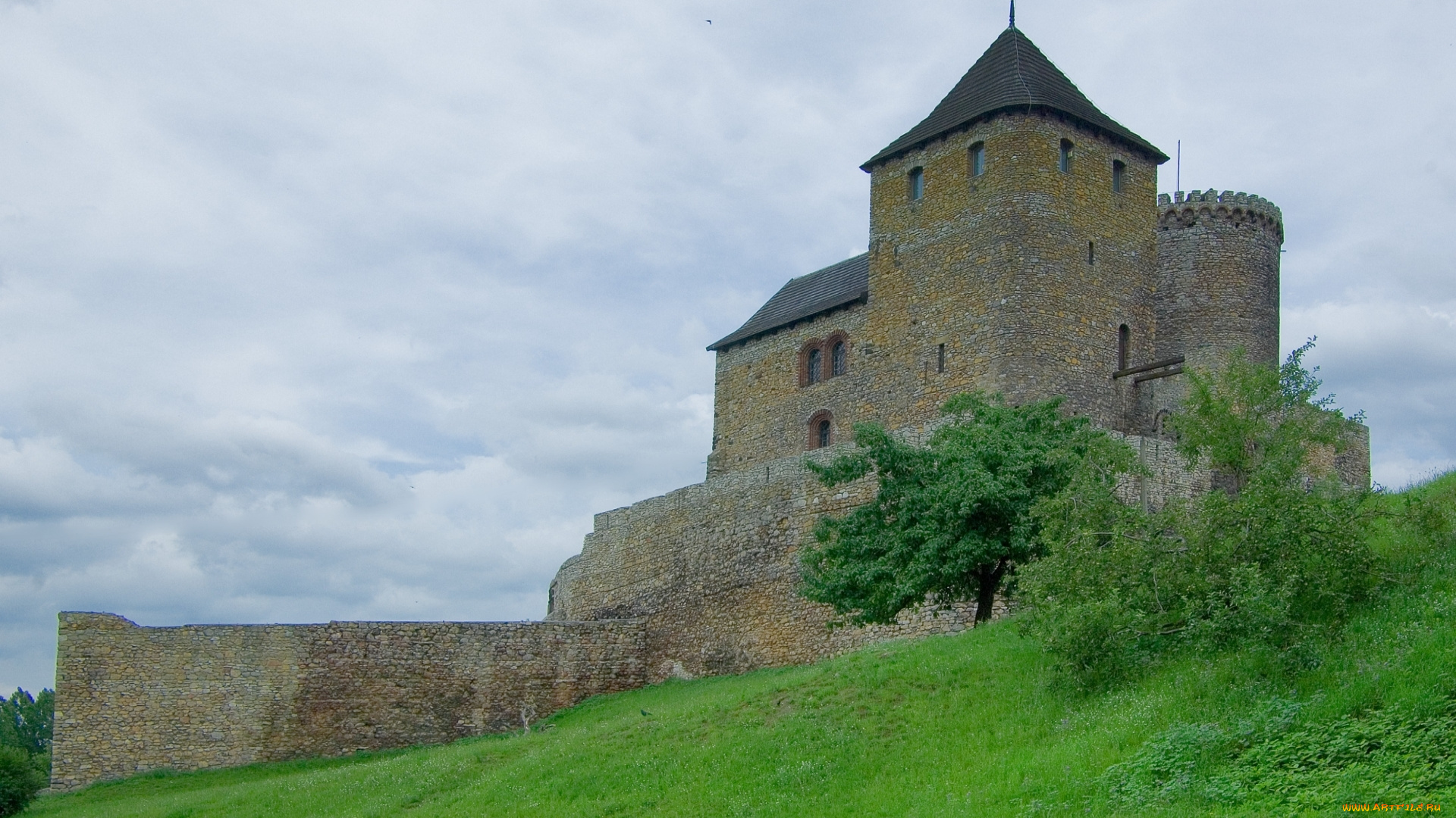 города, замки, польши, замок, бендзин