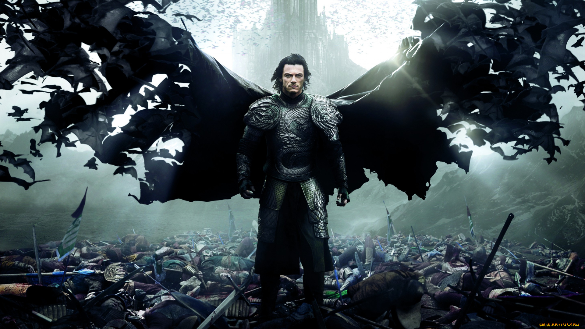 кино, фильмы, dracula, untold, legendary, pictures, year, luke, evans, film, war, 2014, movie, untold, dracula, horror, fantasy, action, drama, man, universal, warrior, vampire, tepes, graf, vlad