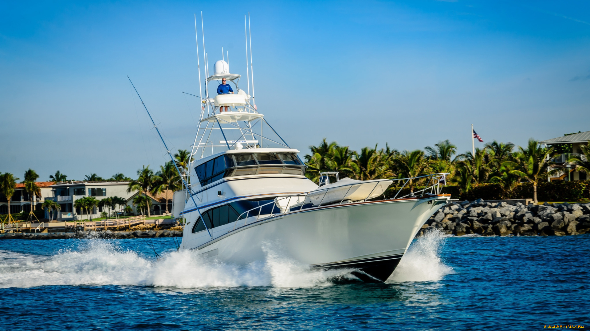 корабли, Яхты, океан, яхта, тропики