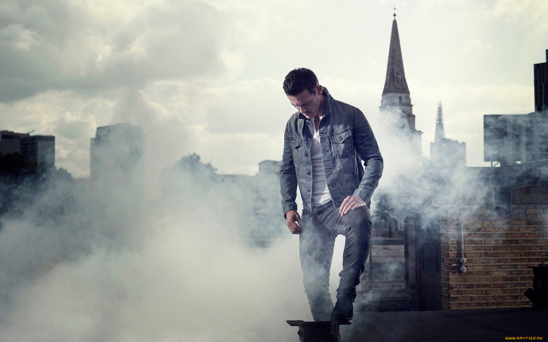 мужчины, luke, evans, сентябрь, 2014, men's, health, luke, evans