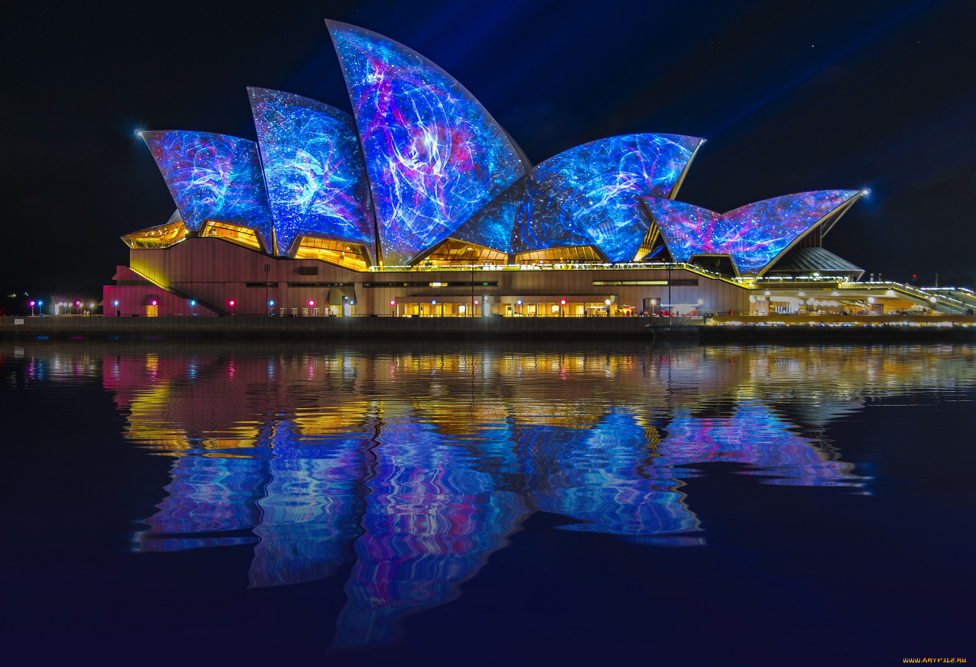 города, сингапур, , сингапур, ночь, огни, иллюминация, узор, цвет, подсветка, отражение, город, вода