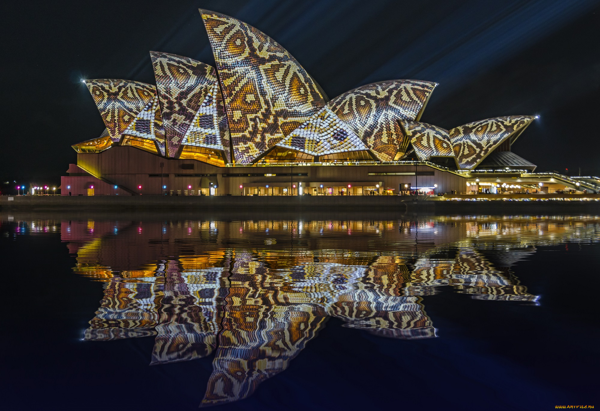 города, сингапур, , сингапур, ночь, огни, иллюминация, узор, цвет, подсветка, отражение, город, вода