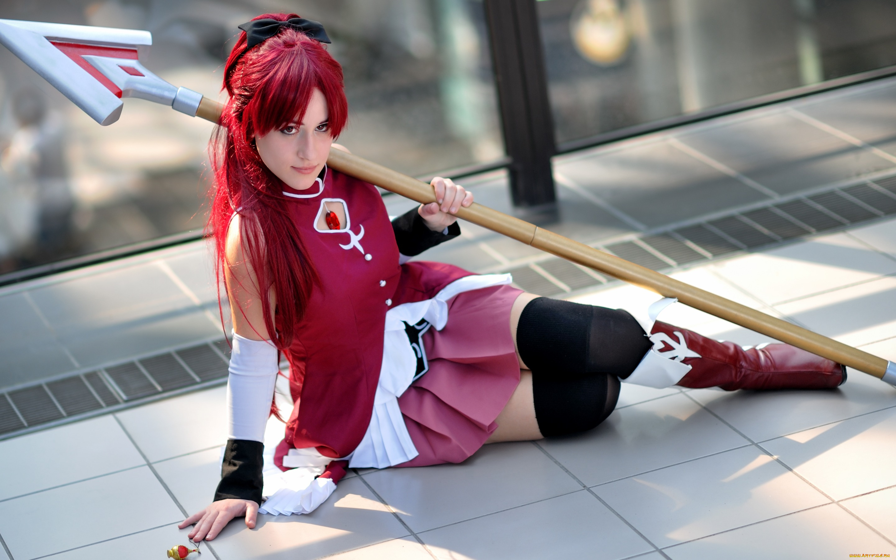 девушки, -unsort, , креатив, art, costume, girl, девушка, взгляд, костюм, косплей, макро