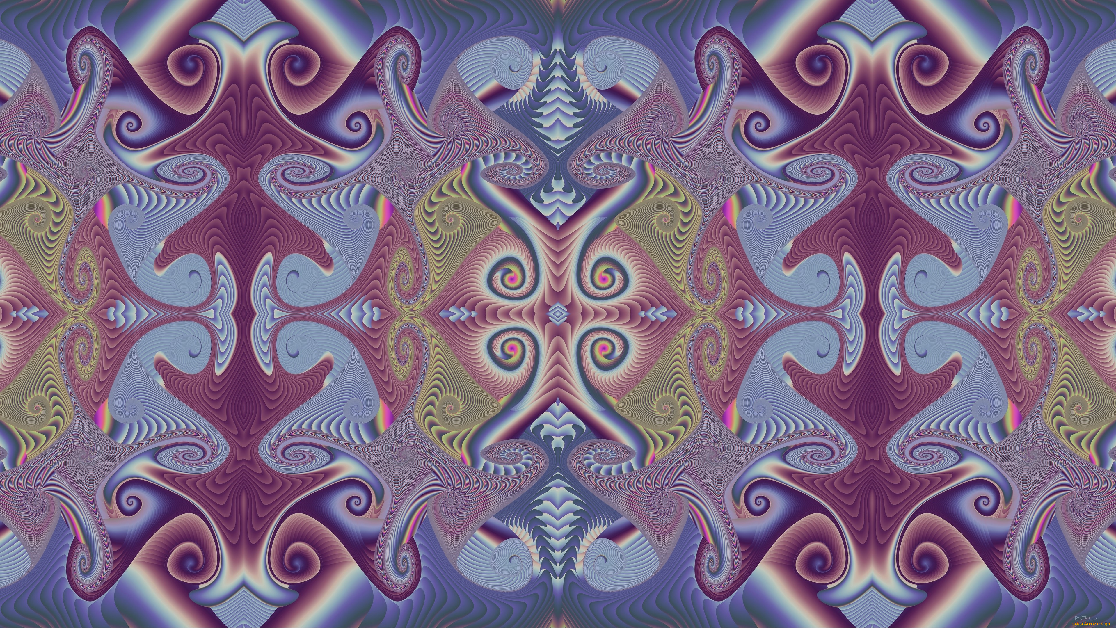 3д, графика, фракталы, , fractal, цвета, фон, узор