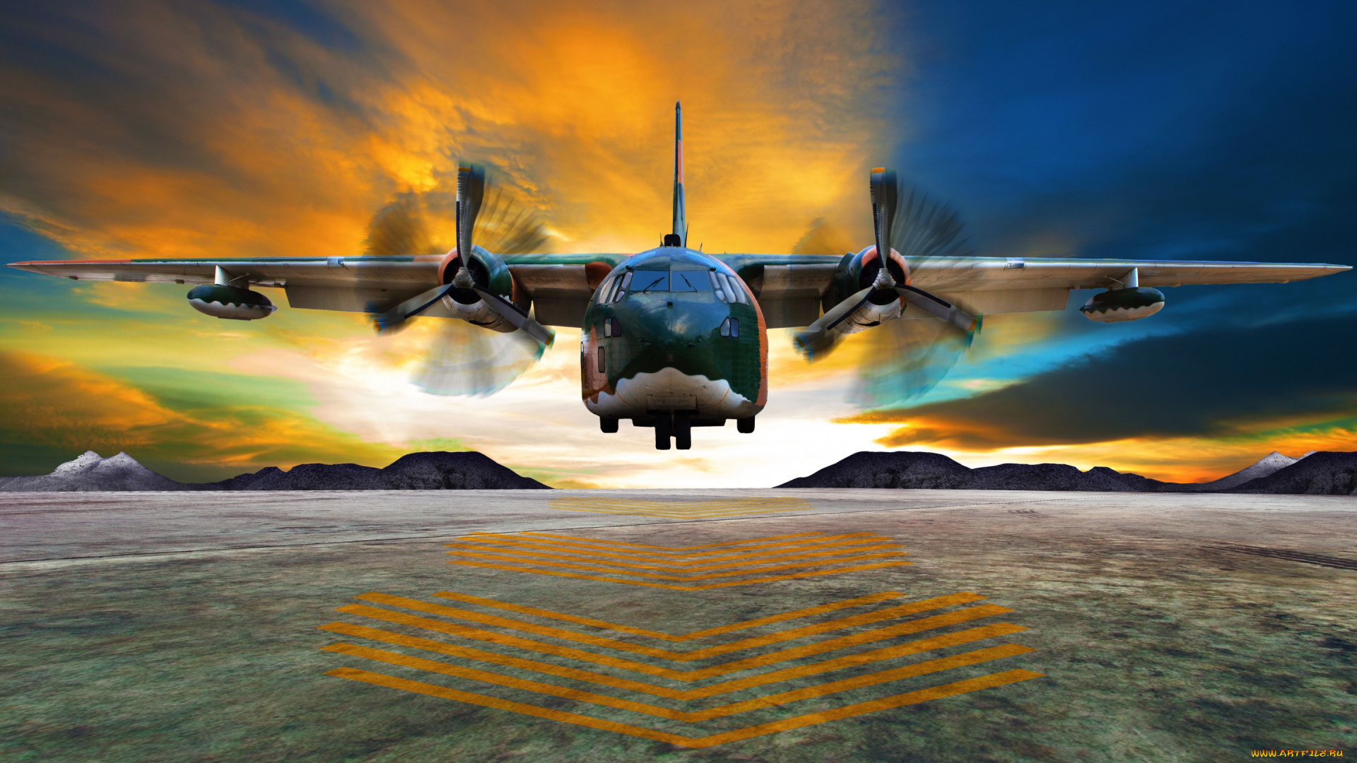 авиация, 3д, рисованые, v-graphic, фон, амолёт