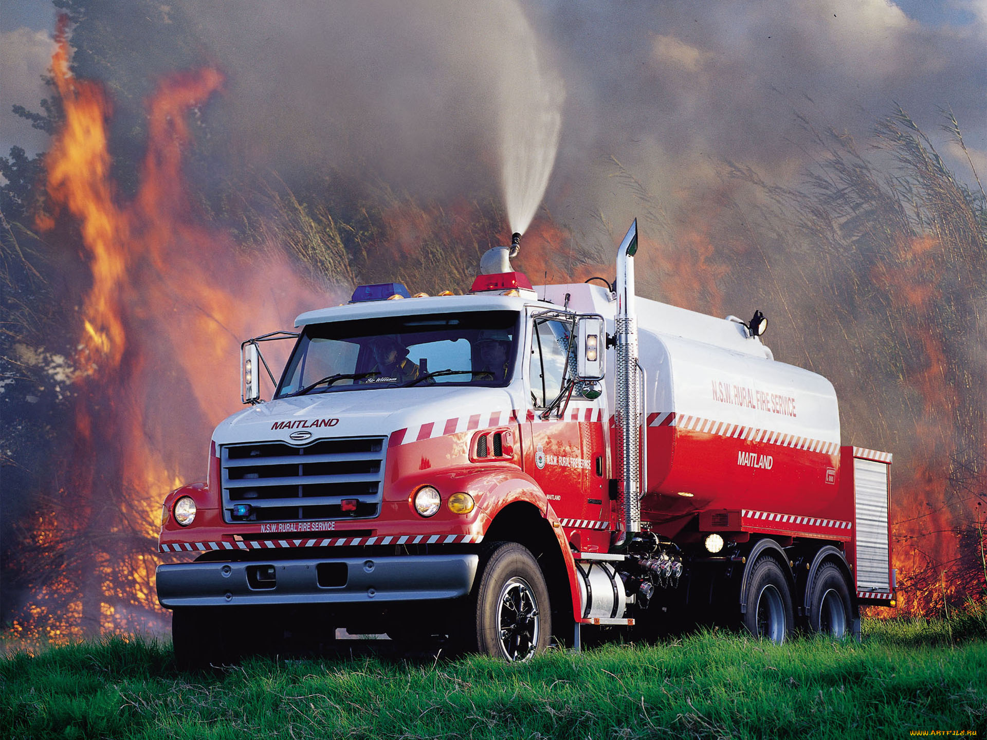 автомобили, пожарные, машины, sterling