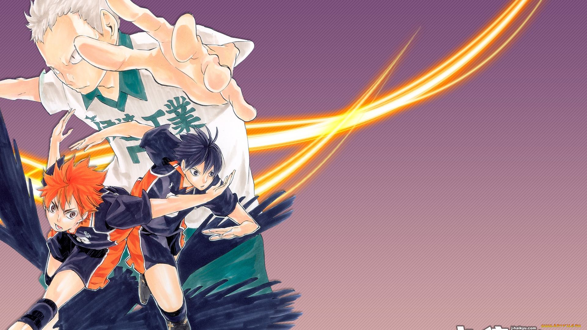 аниме, haikyuu, волейбол