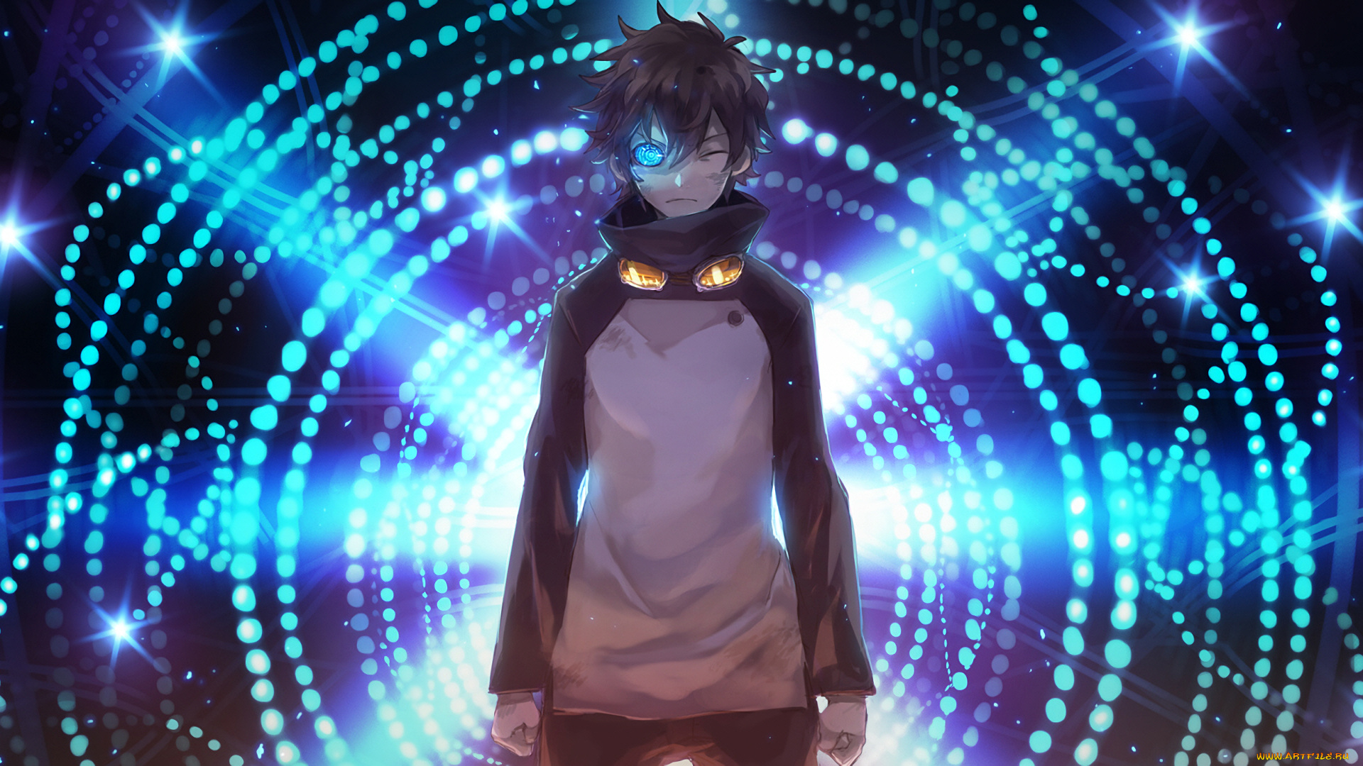 аниме, kekkai, sensen, лео