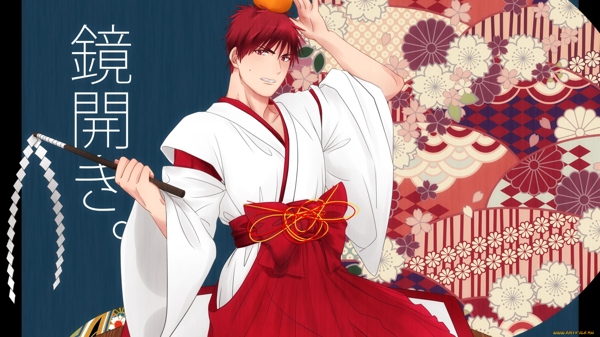 аниме, kuroko, no, baske, kagami, taiga