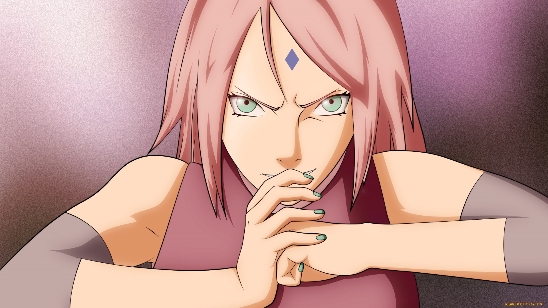 аниме, naruto, сакура