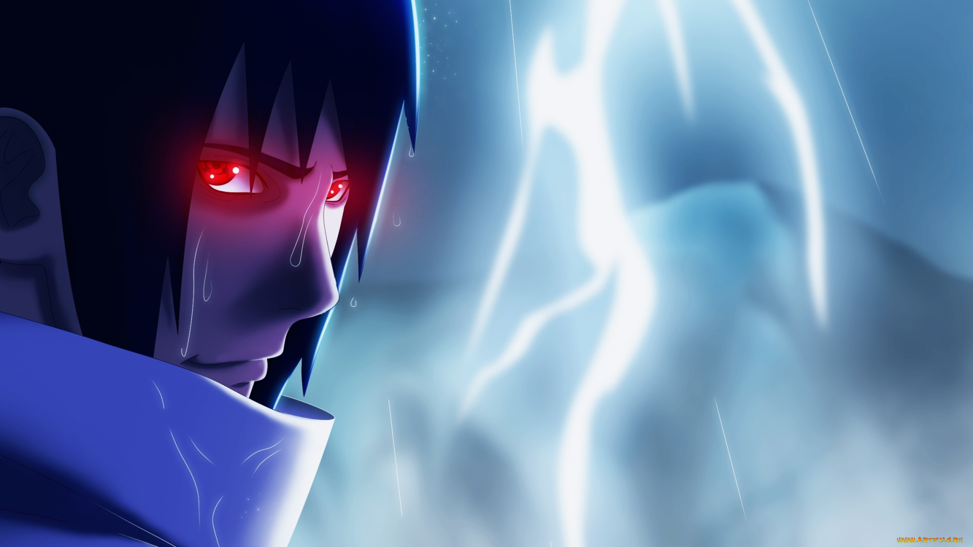 аниме, naruto, саске