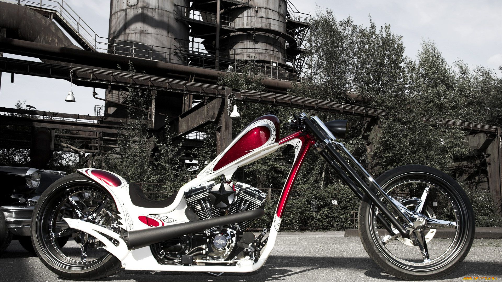 мотоциклы, customs, custom