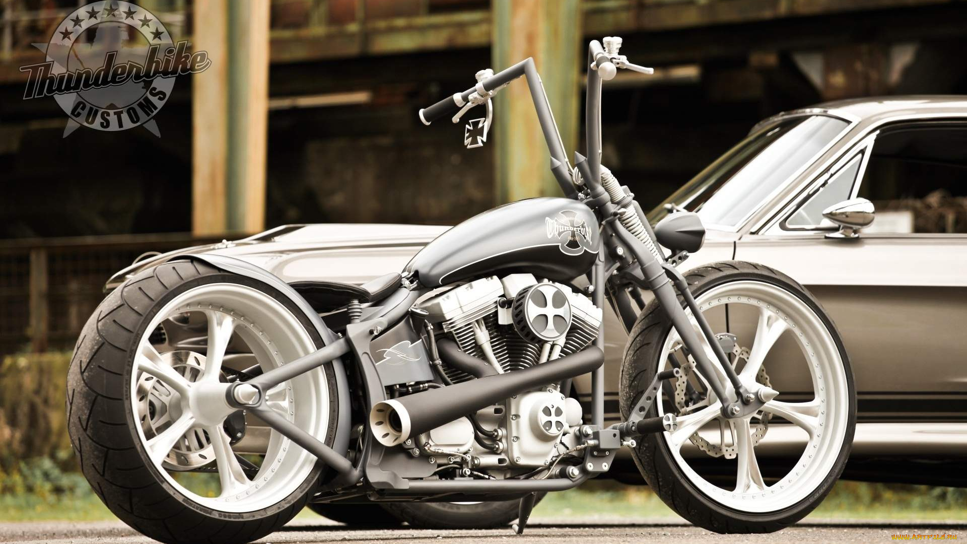 мотоциклы, customs, custom