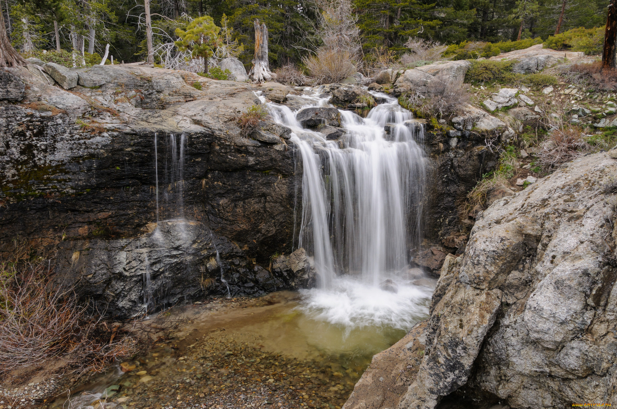 природа, восходы, закаты, река, лес, водопад