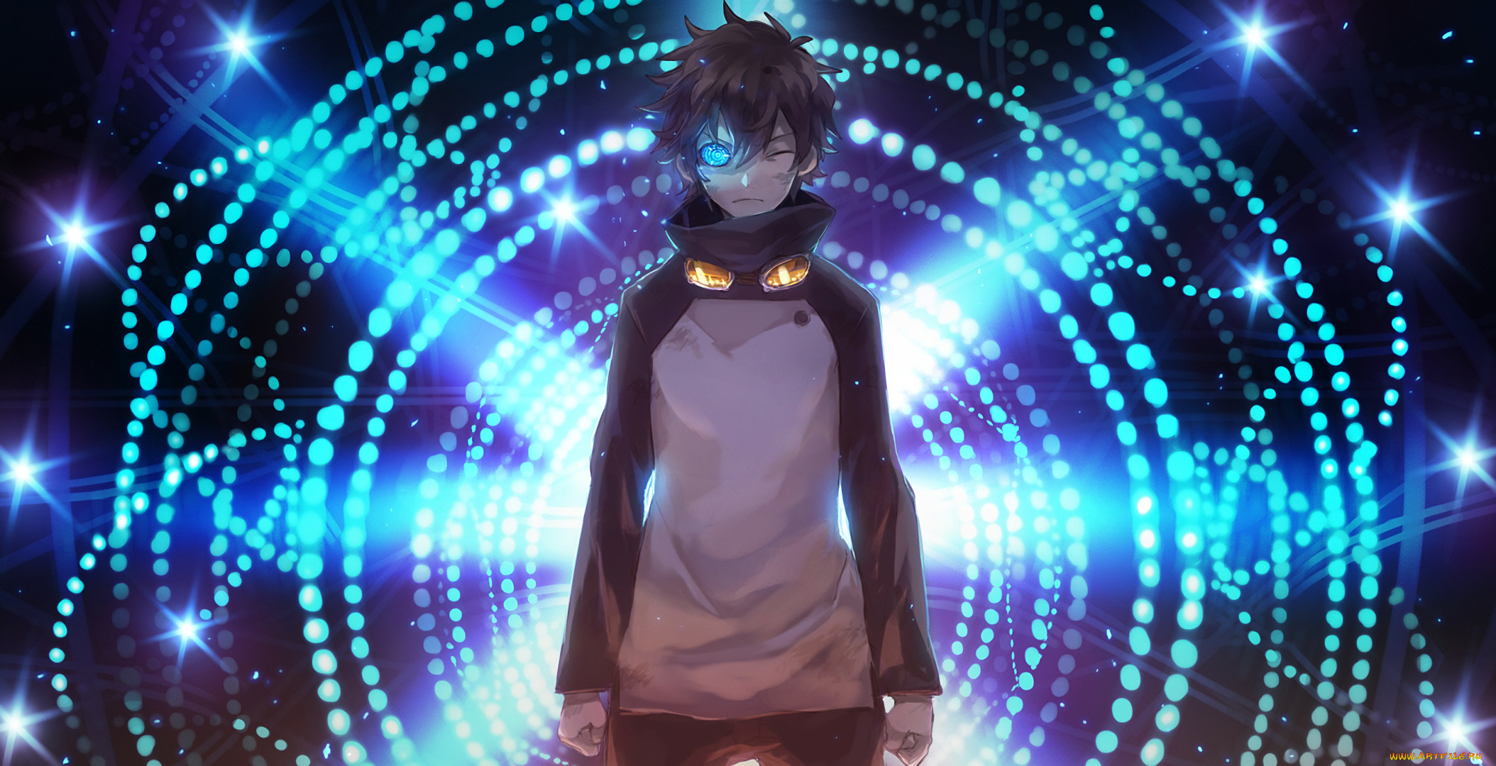 аниме, kekkai, sensen, лео