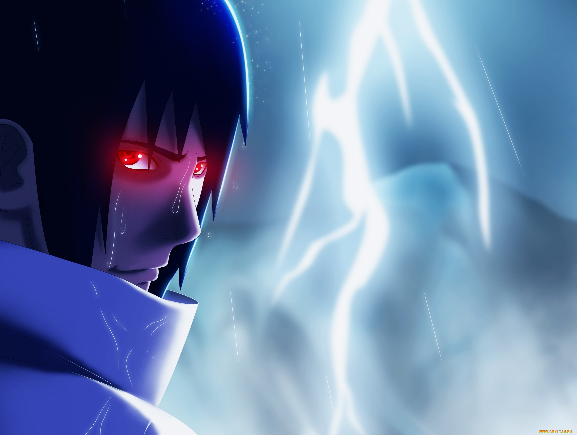 аниме, naruto, саске