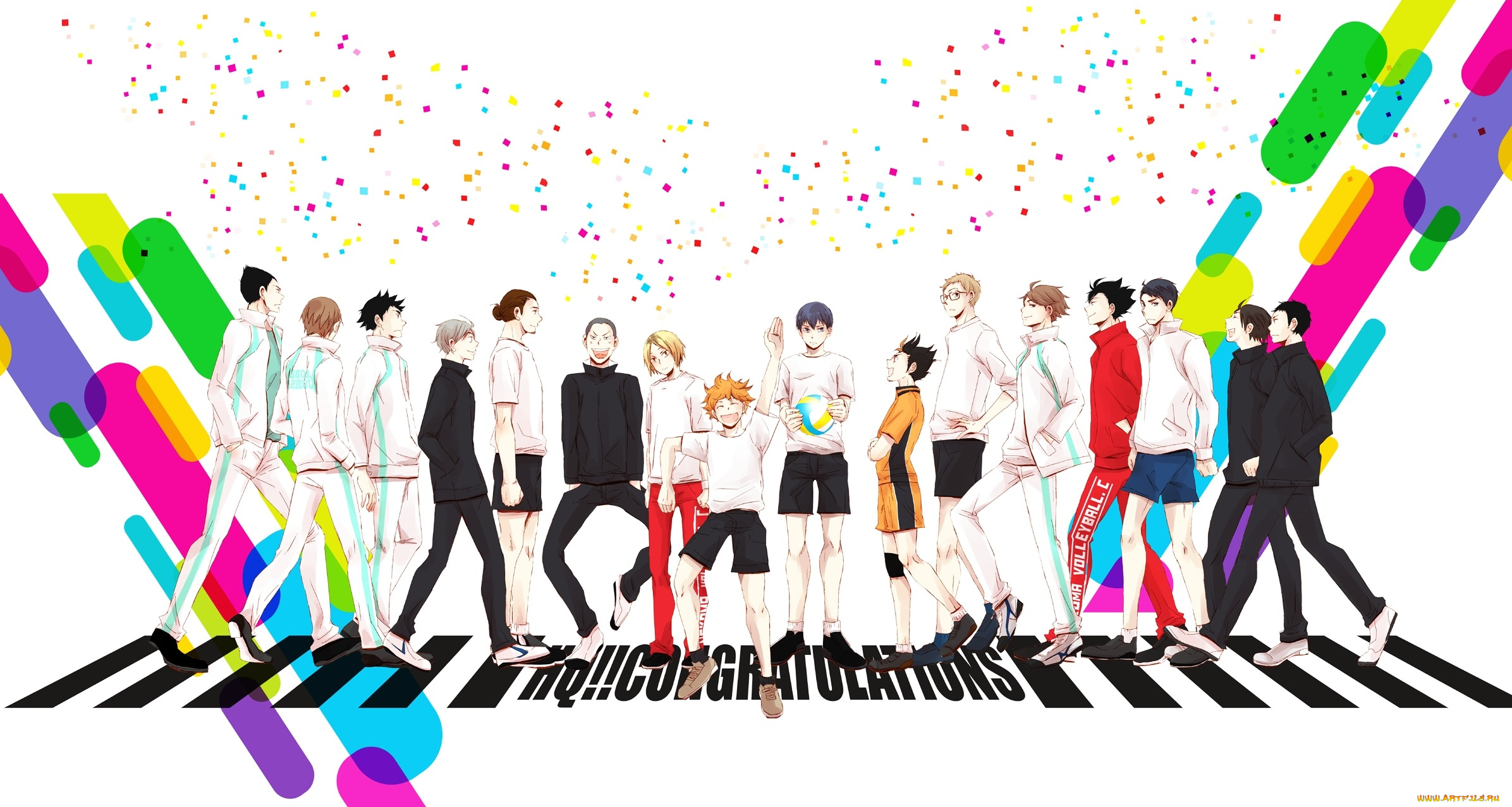 аниме, haikyuu, волейбол