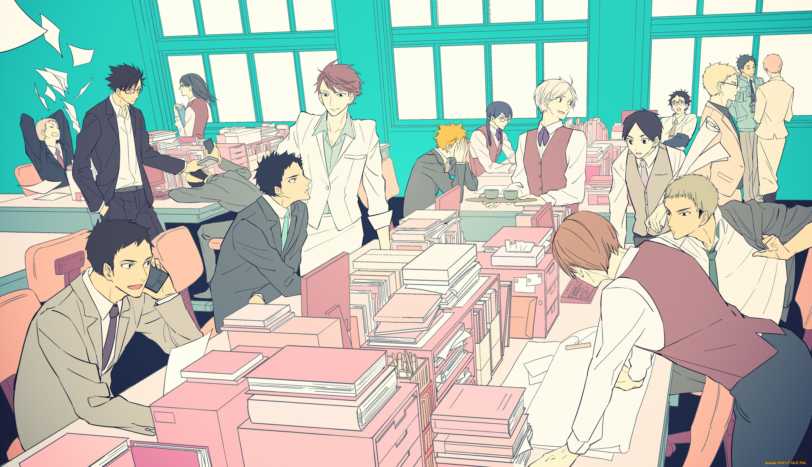 аниме, haikyuu, волейбол