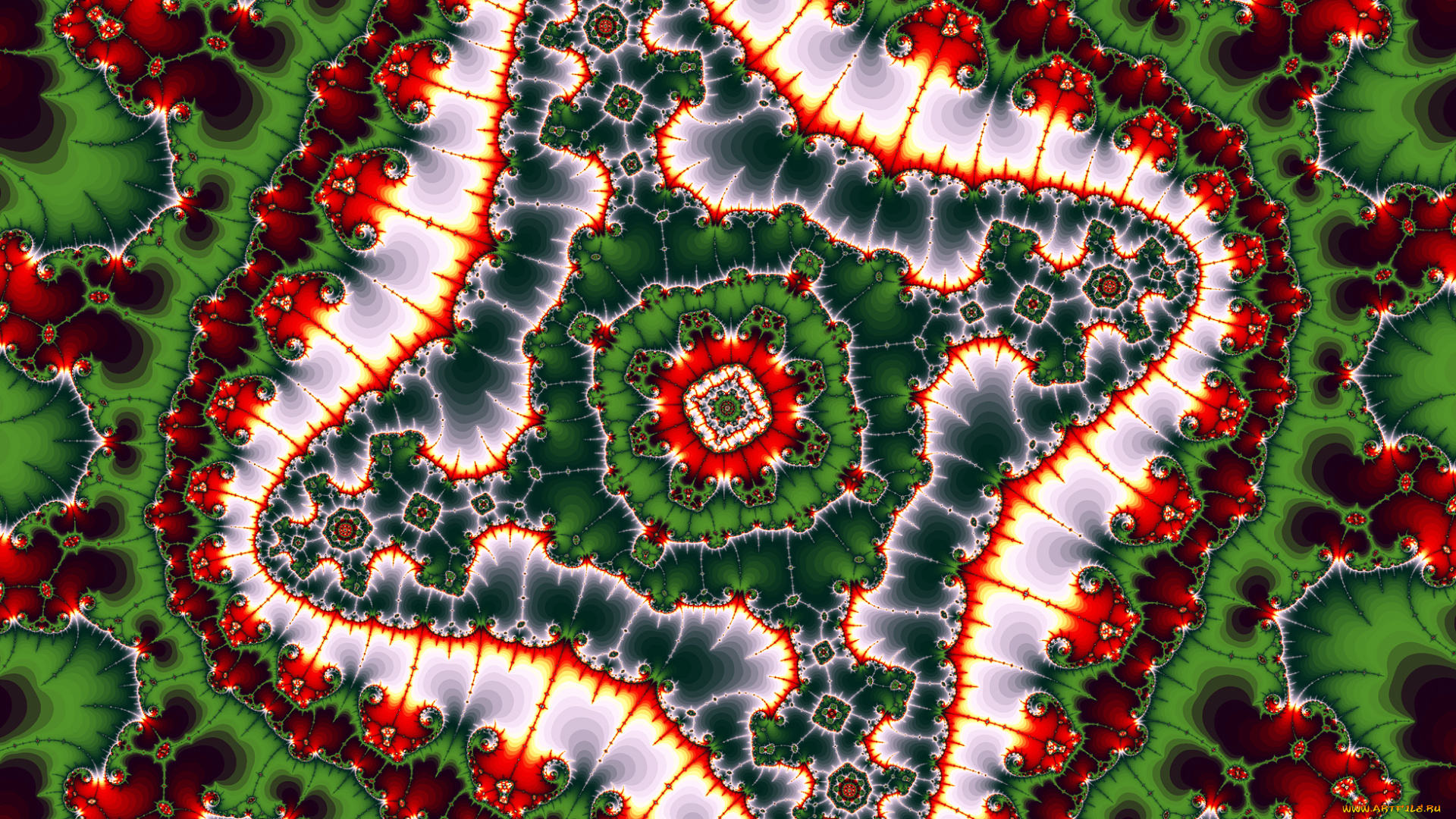 3д, графика, фракталы, , fractal, цвет, фон, узор