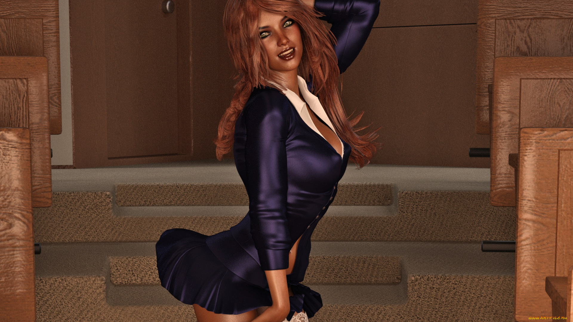 3д, графика, люди, , people, взгляд, фон, девушка