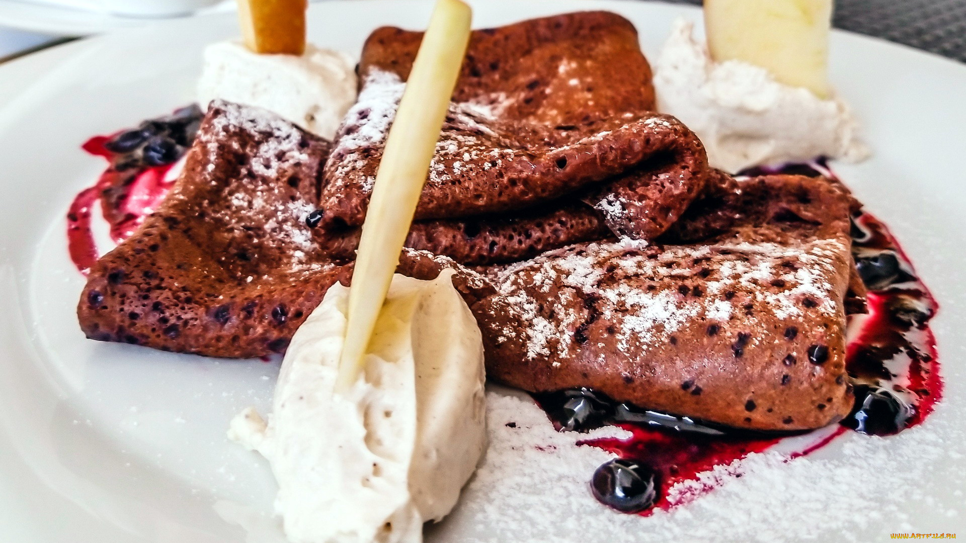 еда, блины, , оладьи, блинчики, мороженое, варенье