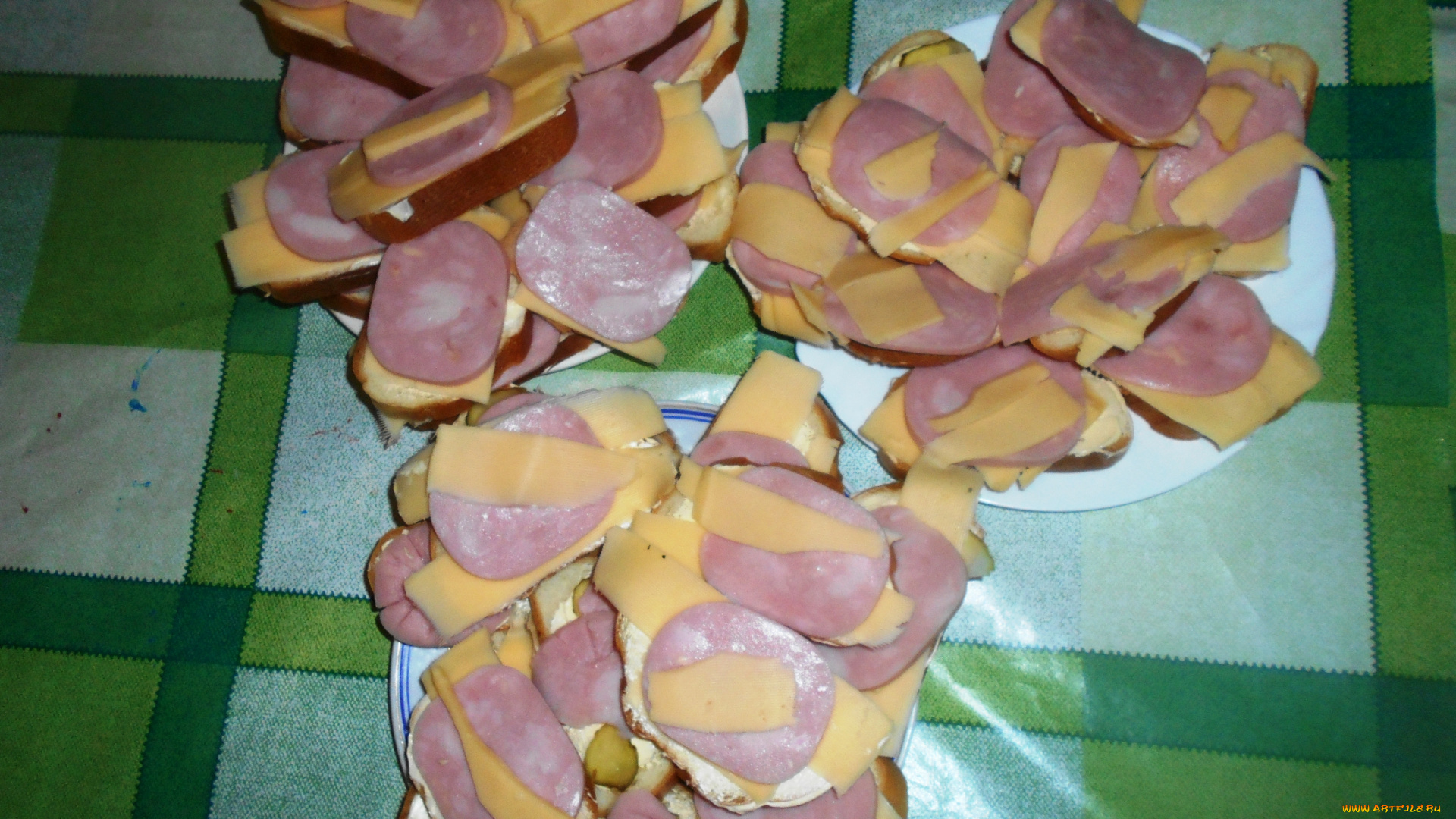 еда, бутерброды, , гамбургеры, , канапе, сыр, колбаса, хлеб