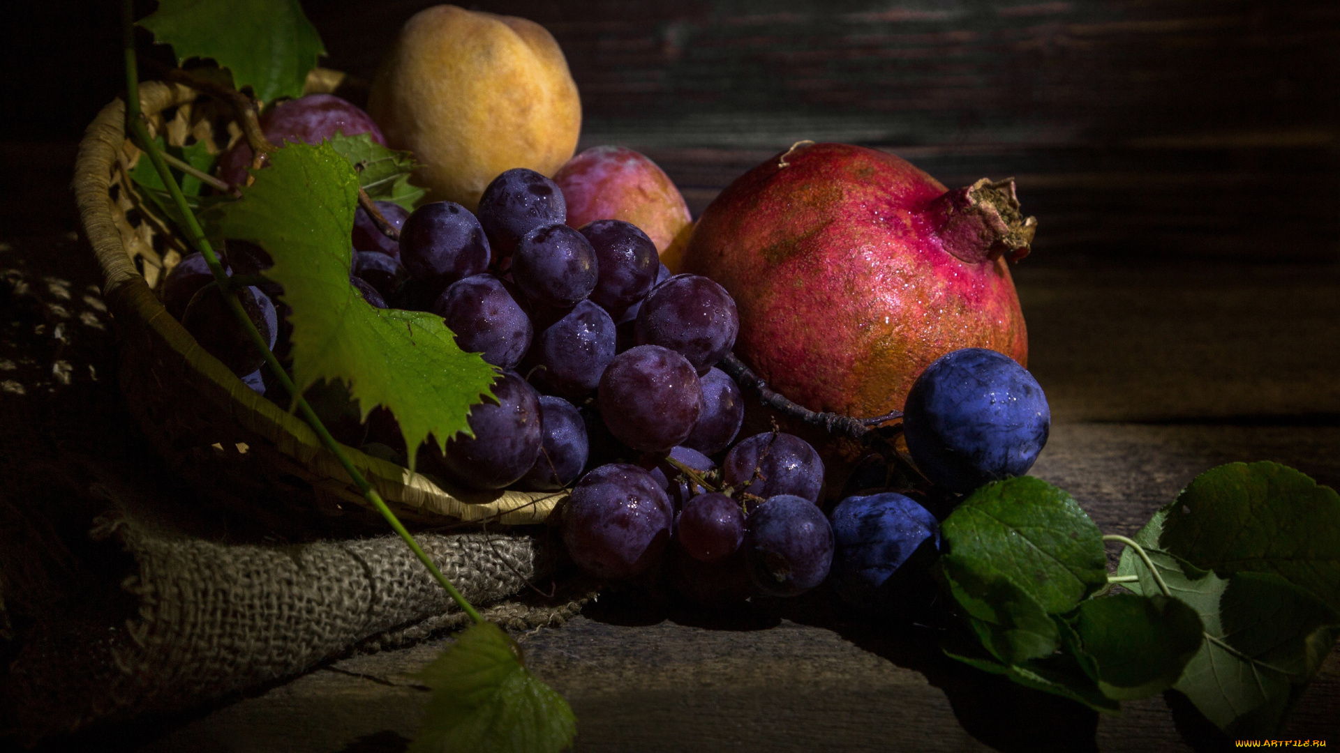еда, натюрморт, фрукты