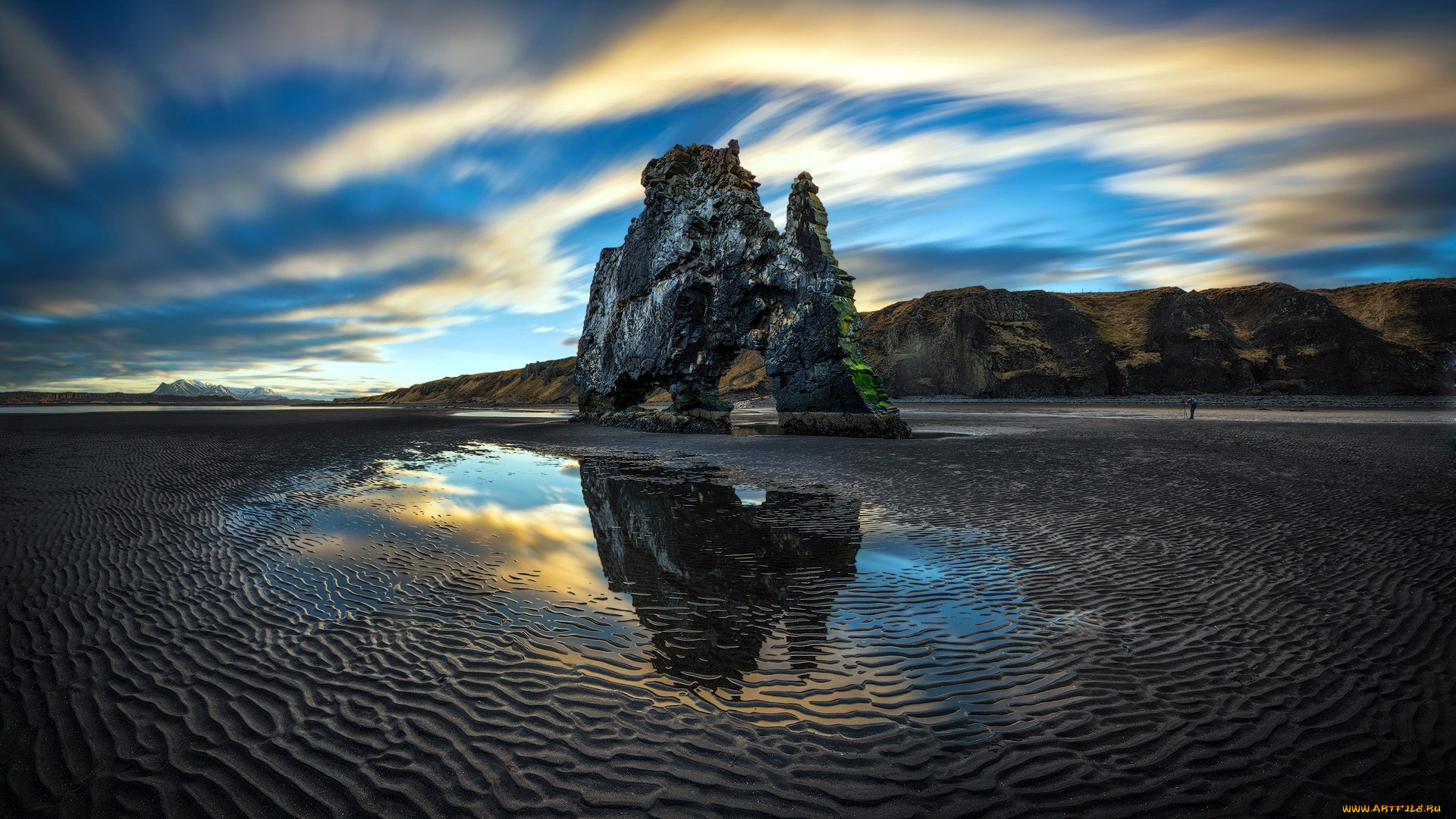 природа, побережье, скалы