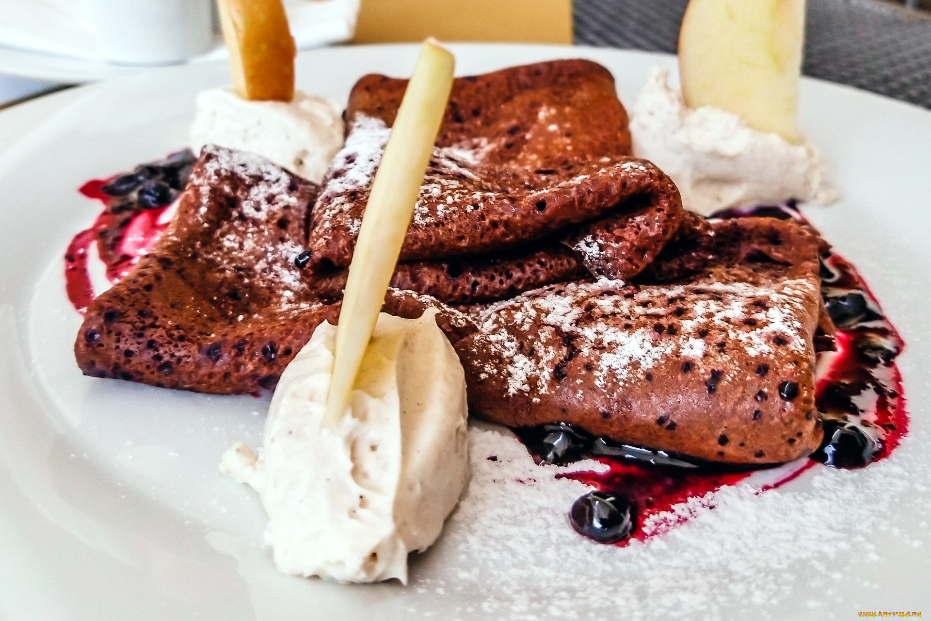 еда, блины, , оладьи, блинчики, мороженое, варенье