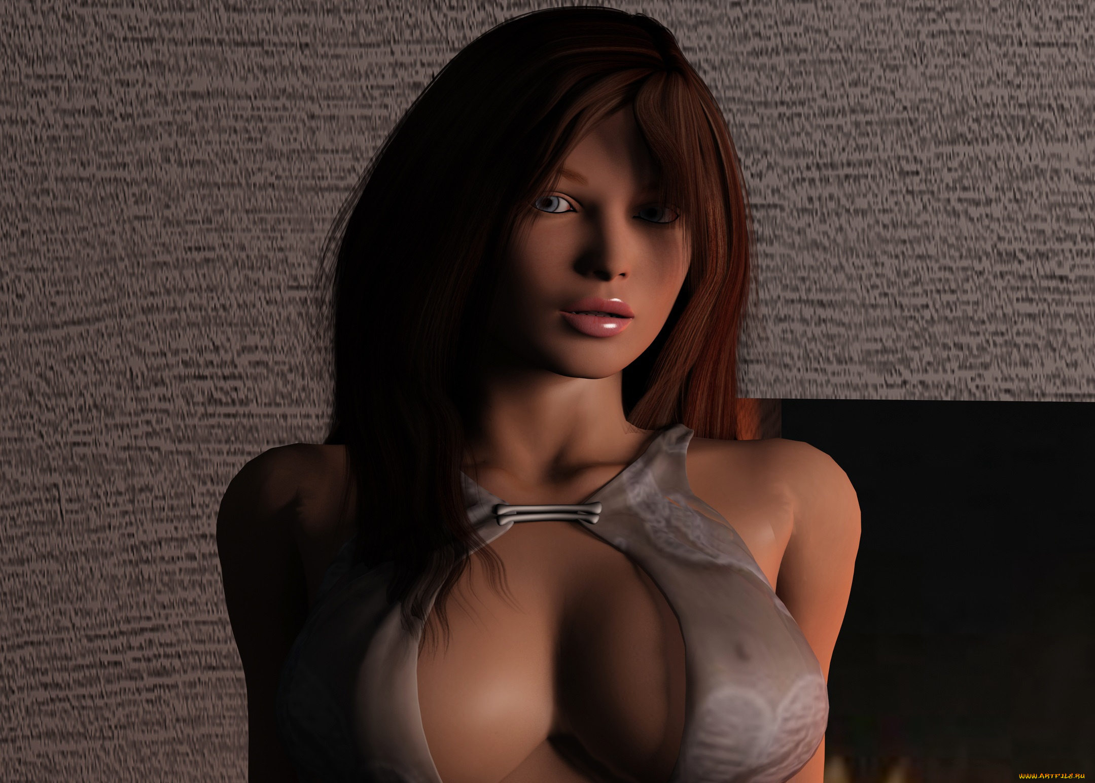 3д, графика, люди, , people, девушка, фон, взгляд