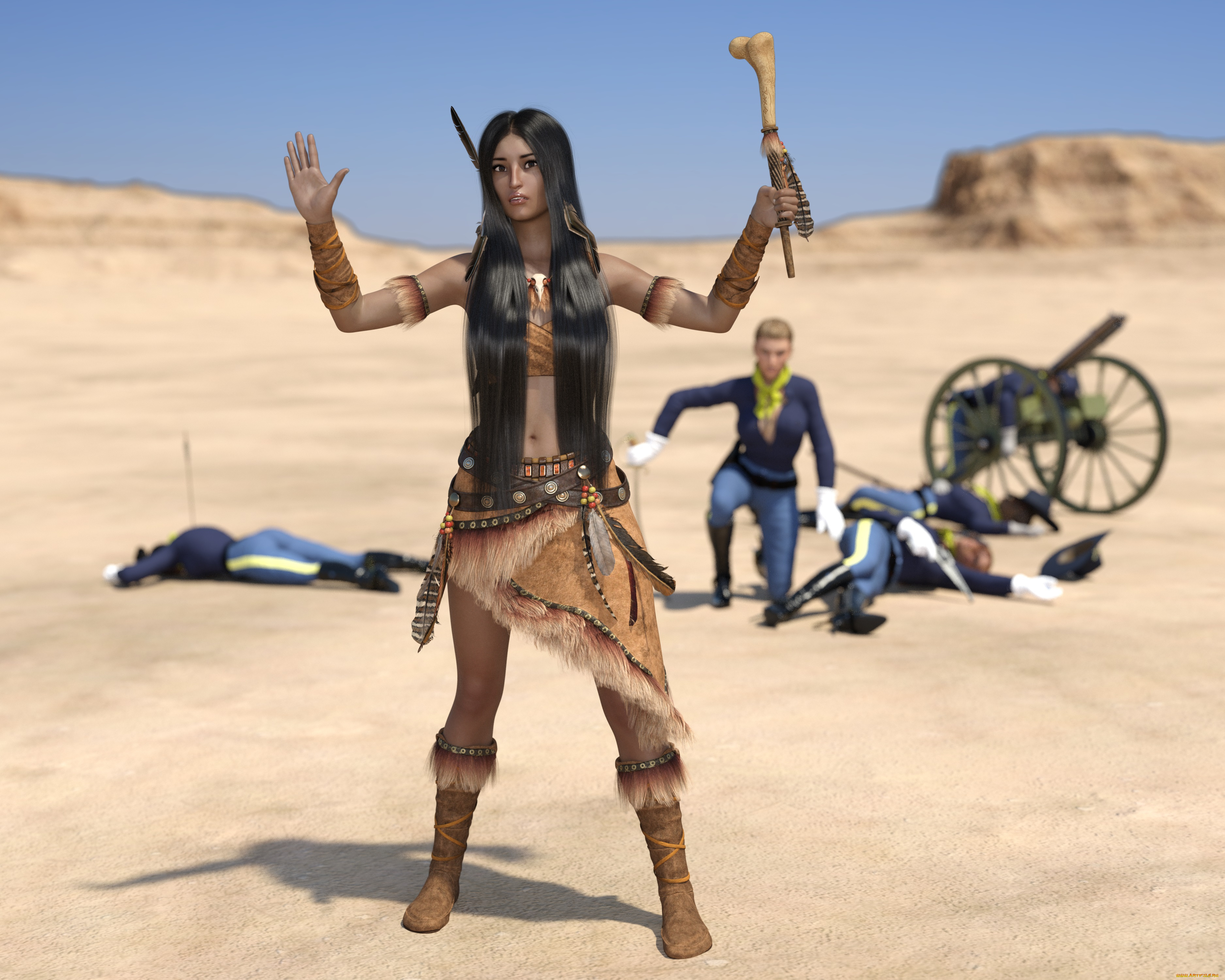 3д, графика, люди, , people, фон, взгляд, девушки