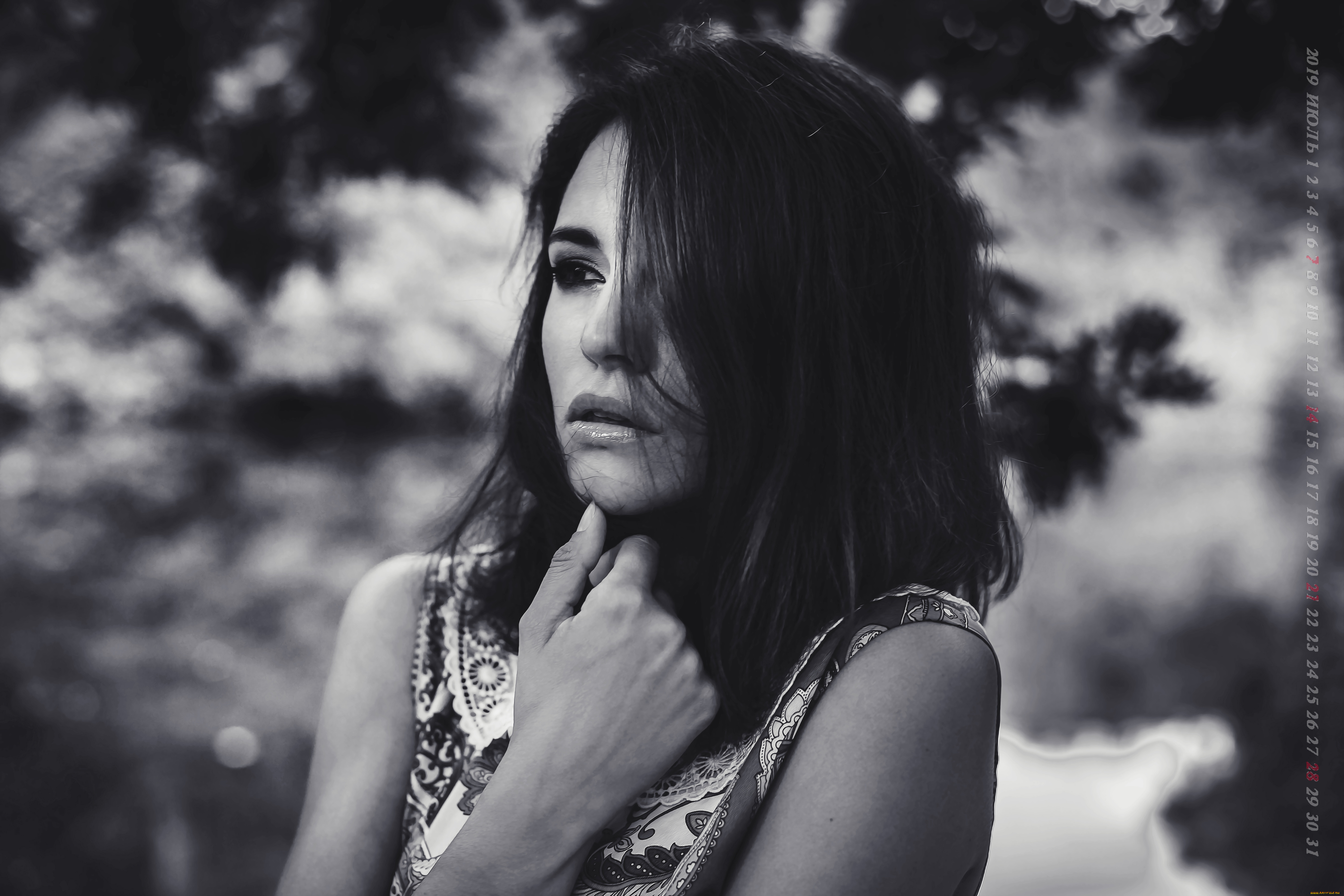 календари, компьютерный, дизайн, 2019, calendar, девушка, женщина