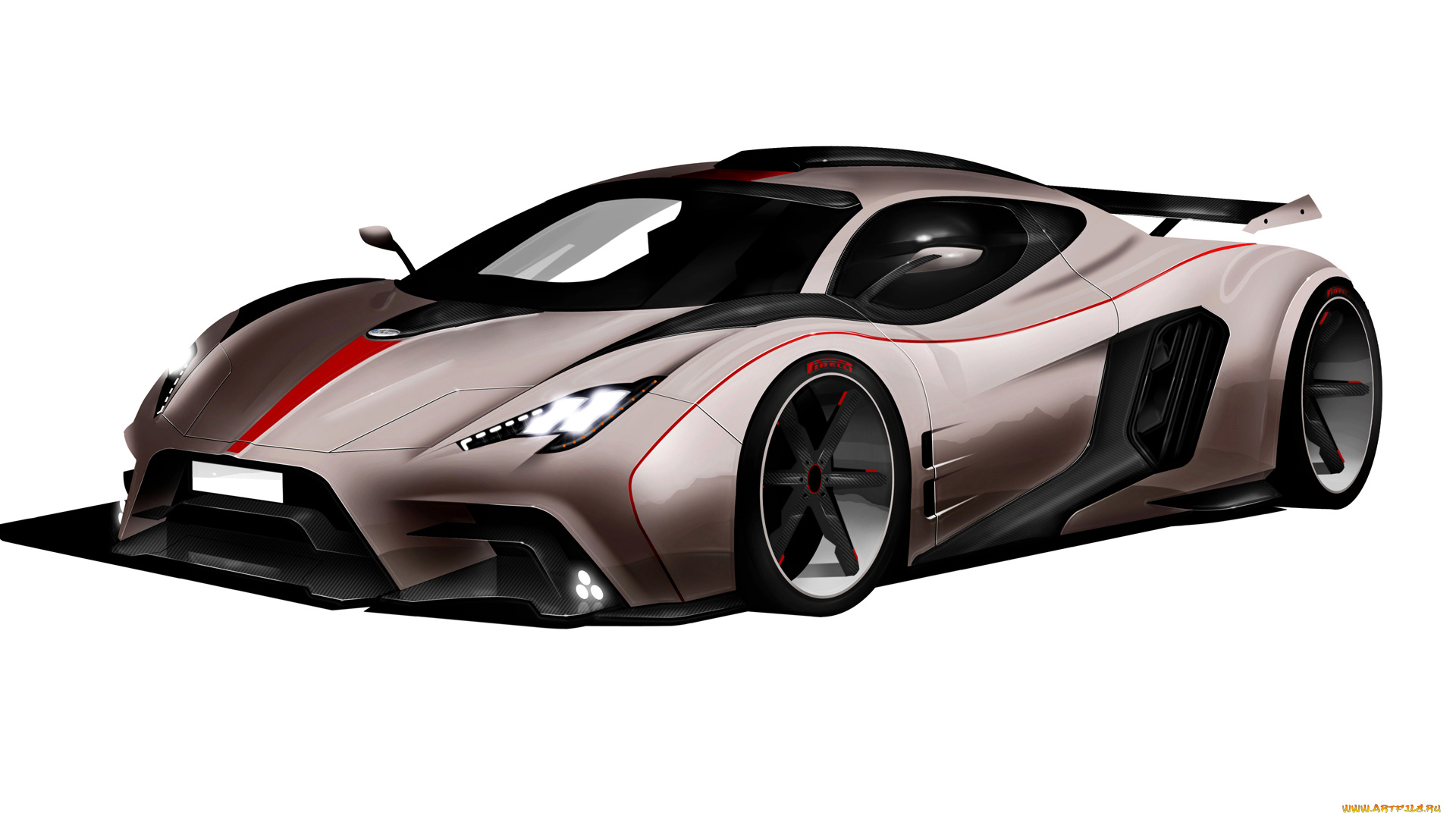 рисованное, авто, мото, фон, автомобиль