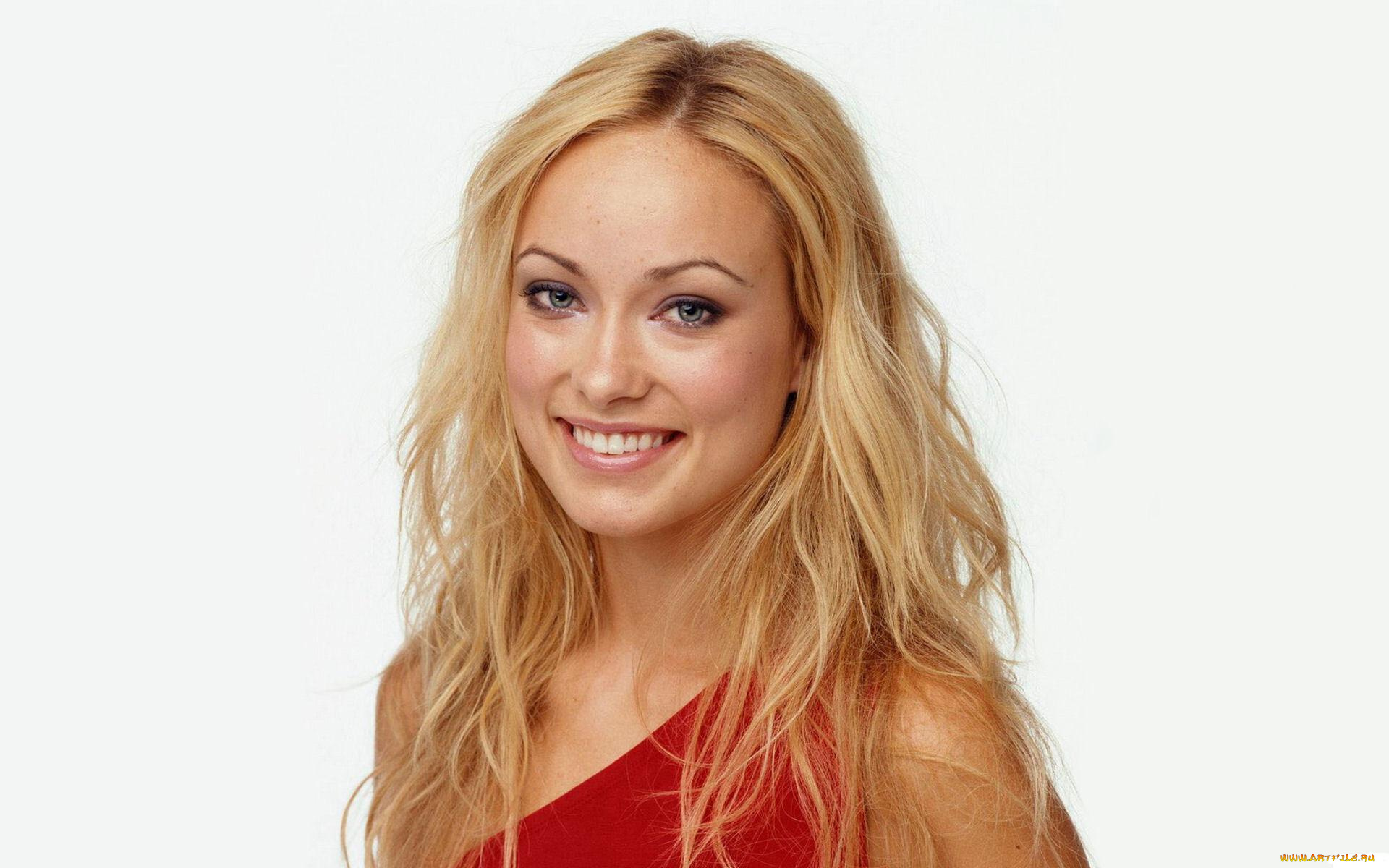 девушки, olivia, wilde, актриса, блондинка, лицо, улыбка