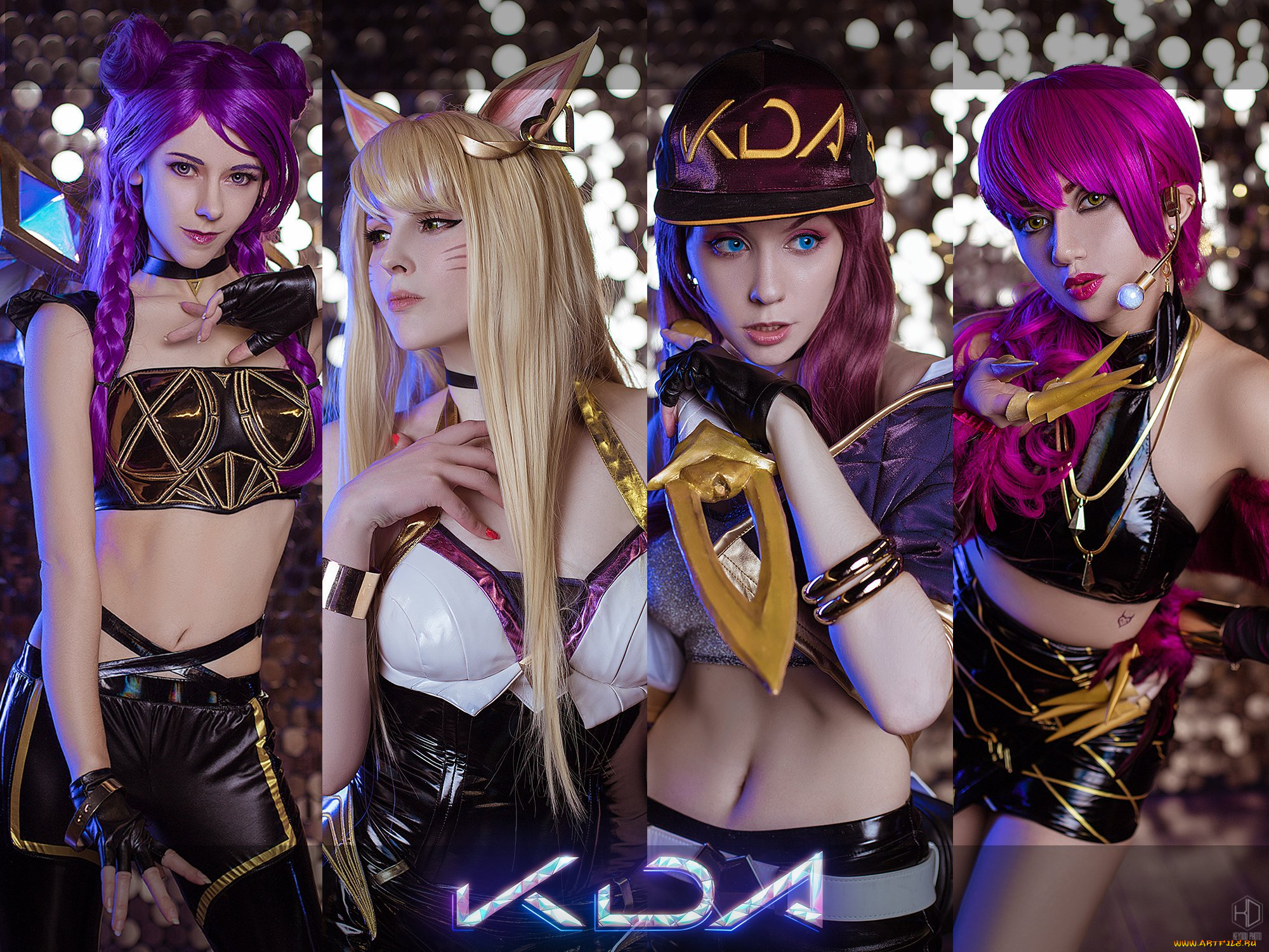 девушки, -, креатив, , косплей, костюмы, kda