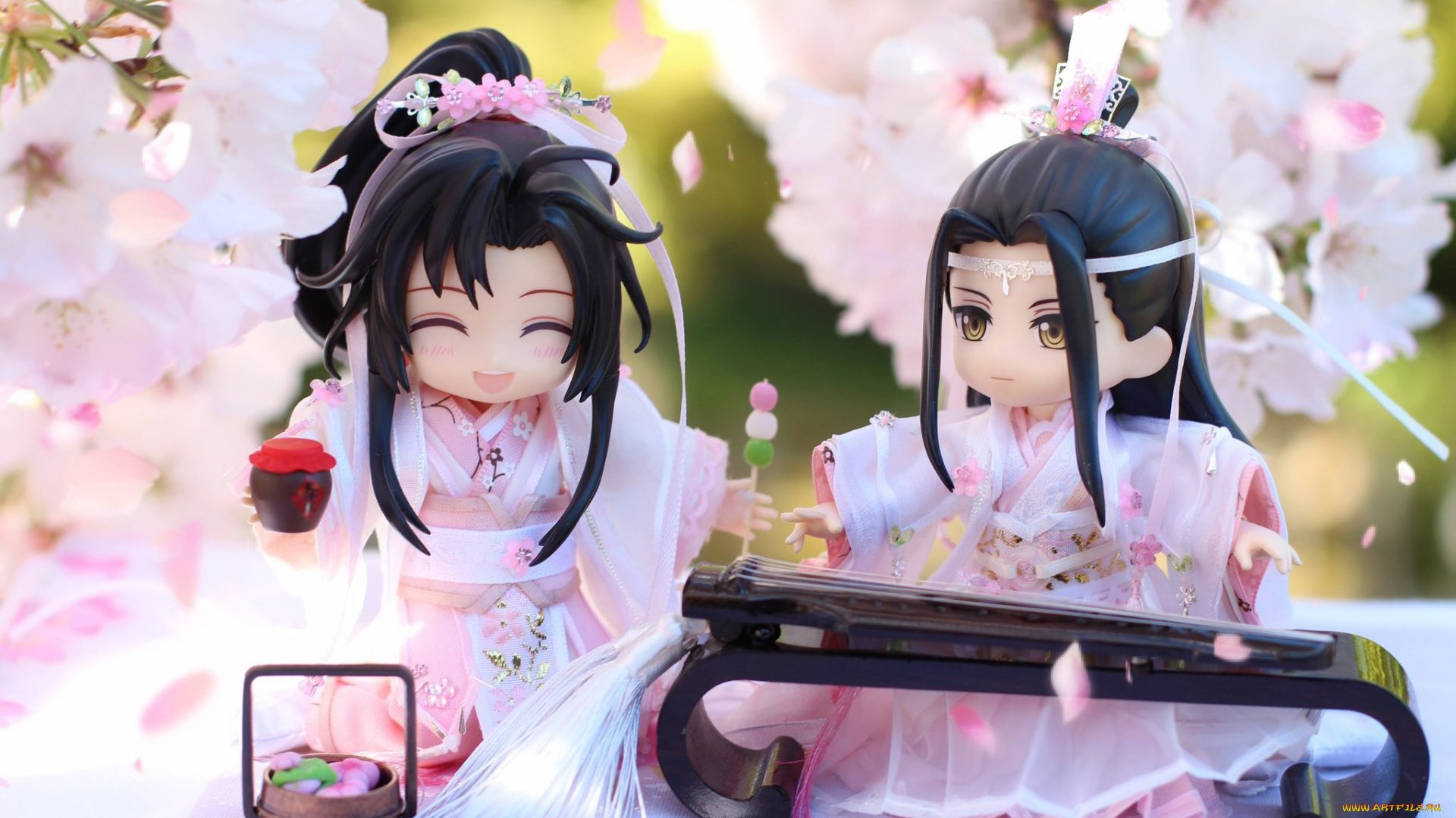 разное, куклы, вэй, усянь, лань, ванцзы, гуцинь, цветение