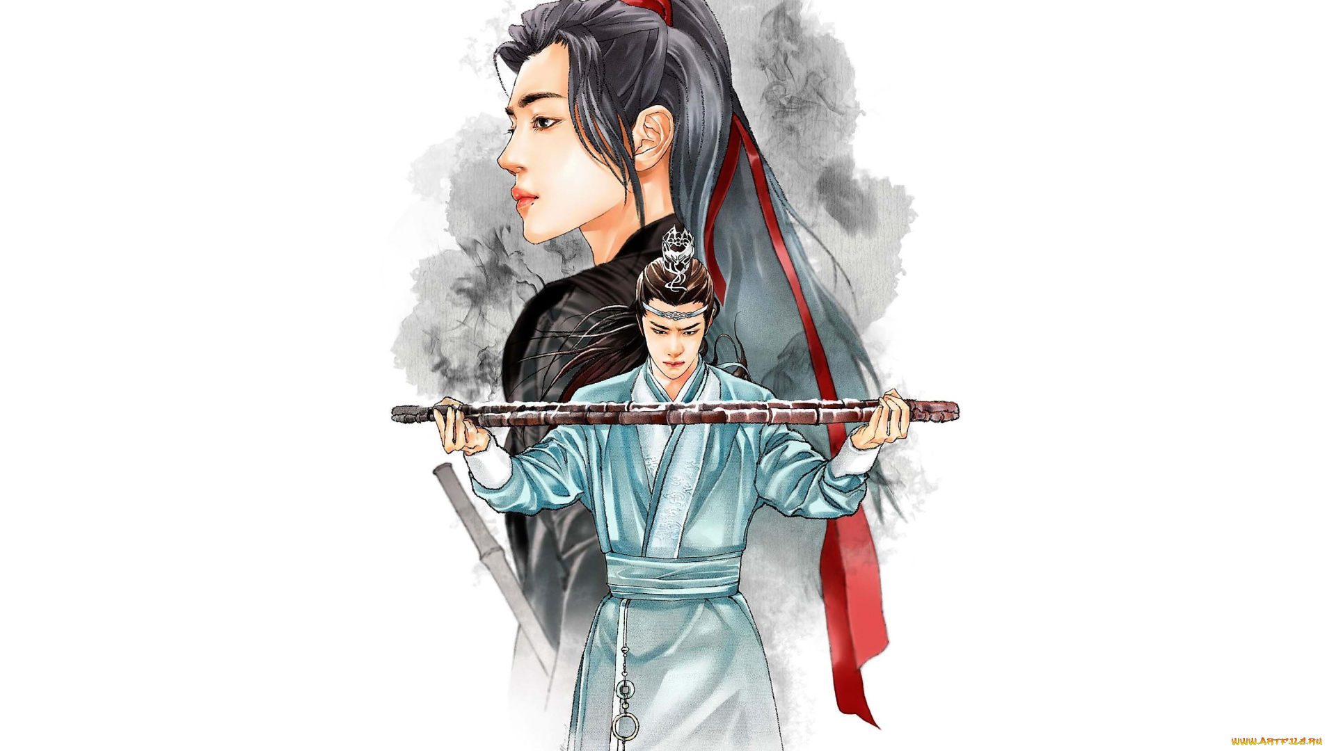 рисованное, кино, , мультфильмы, вэй, усянь, лань, ванцзы