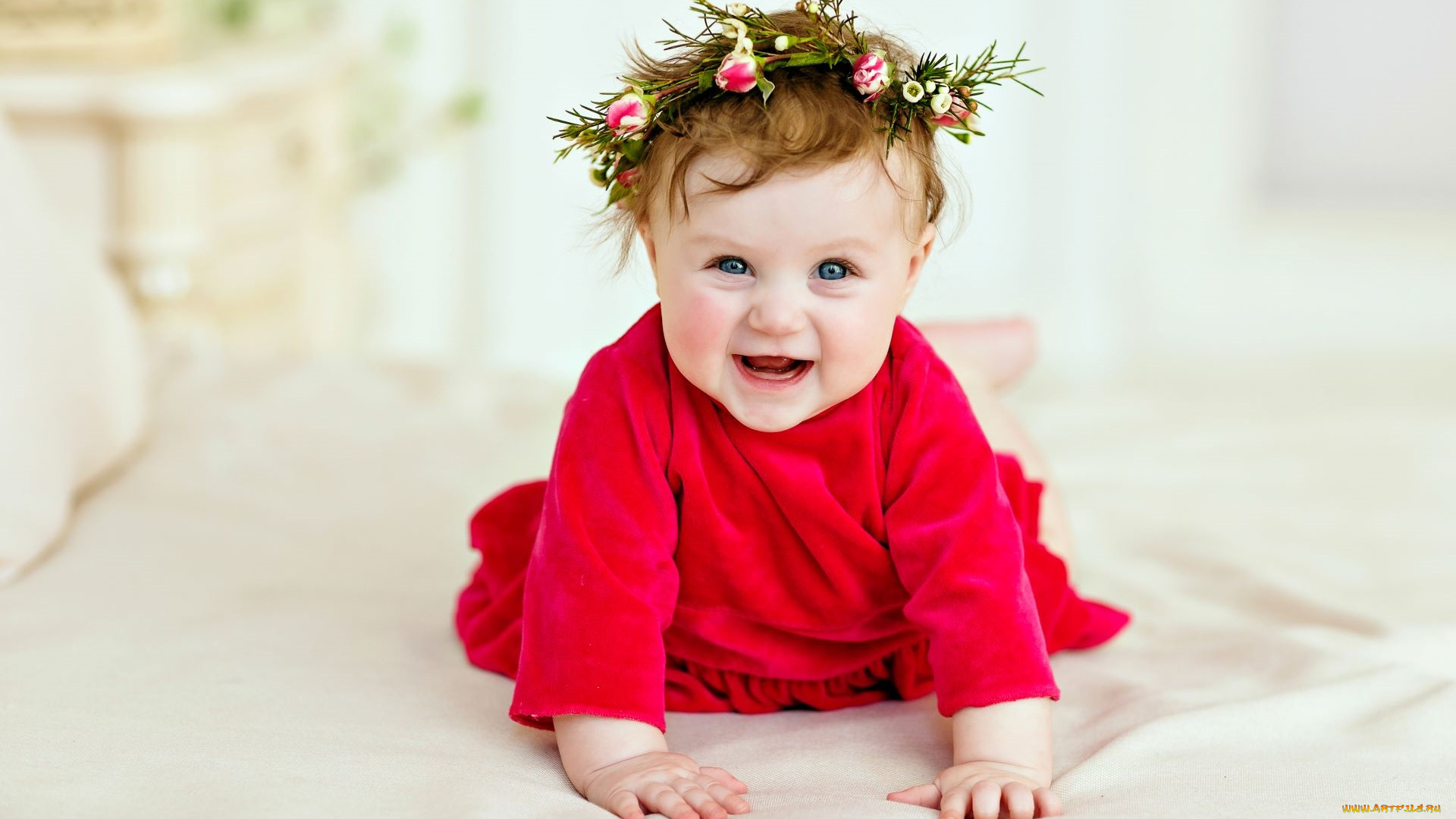 разное, дети, девочка, венок
