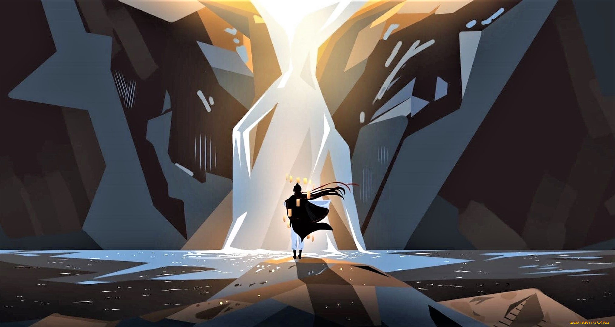 аниме, mo, dao, zu, shi, вэй, усянь, скалы