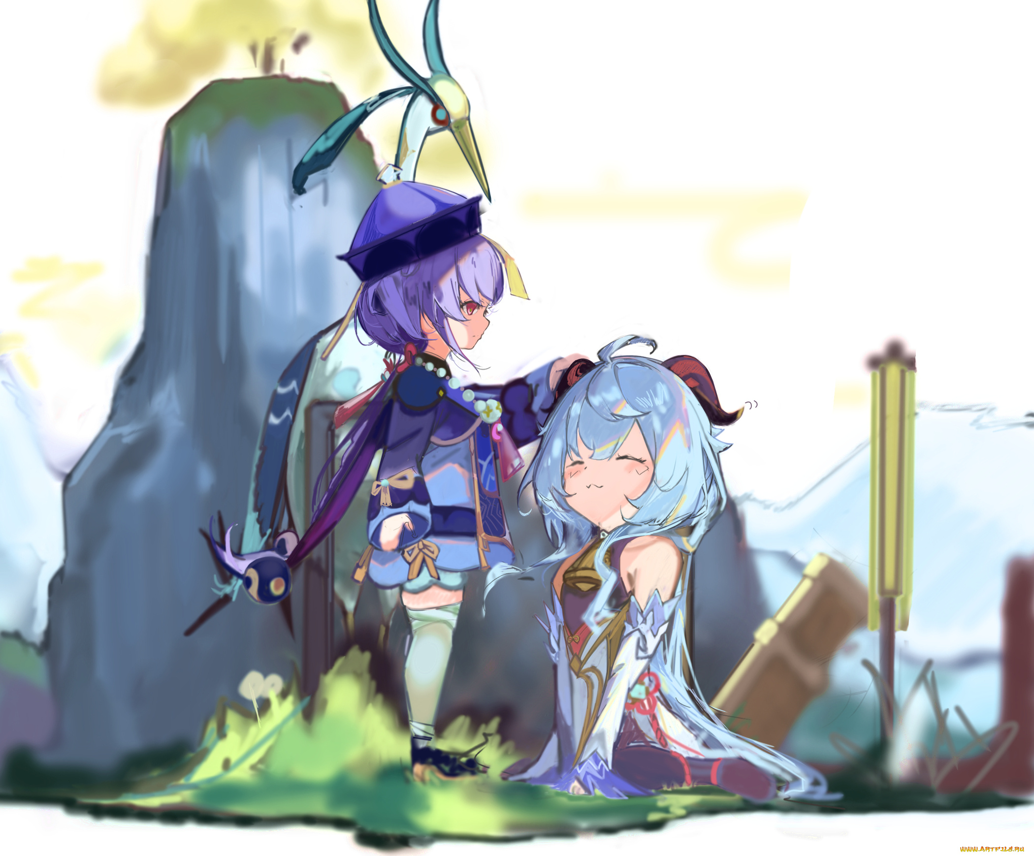 аниме, genshin, impact, genshin, impact