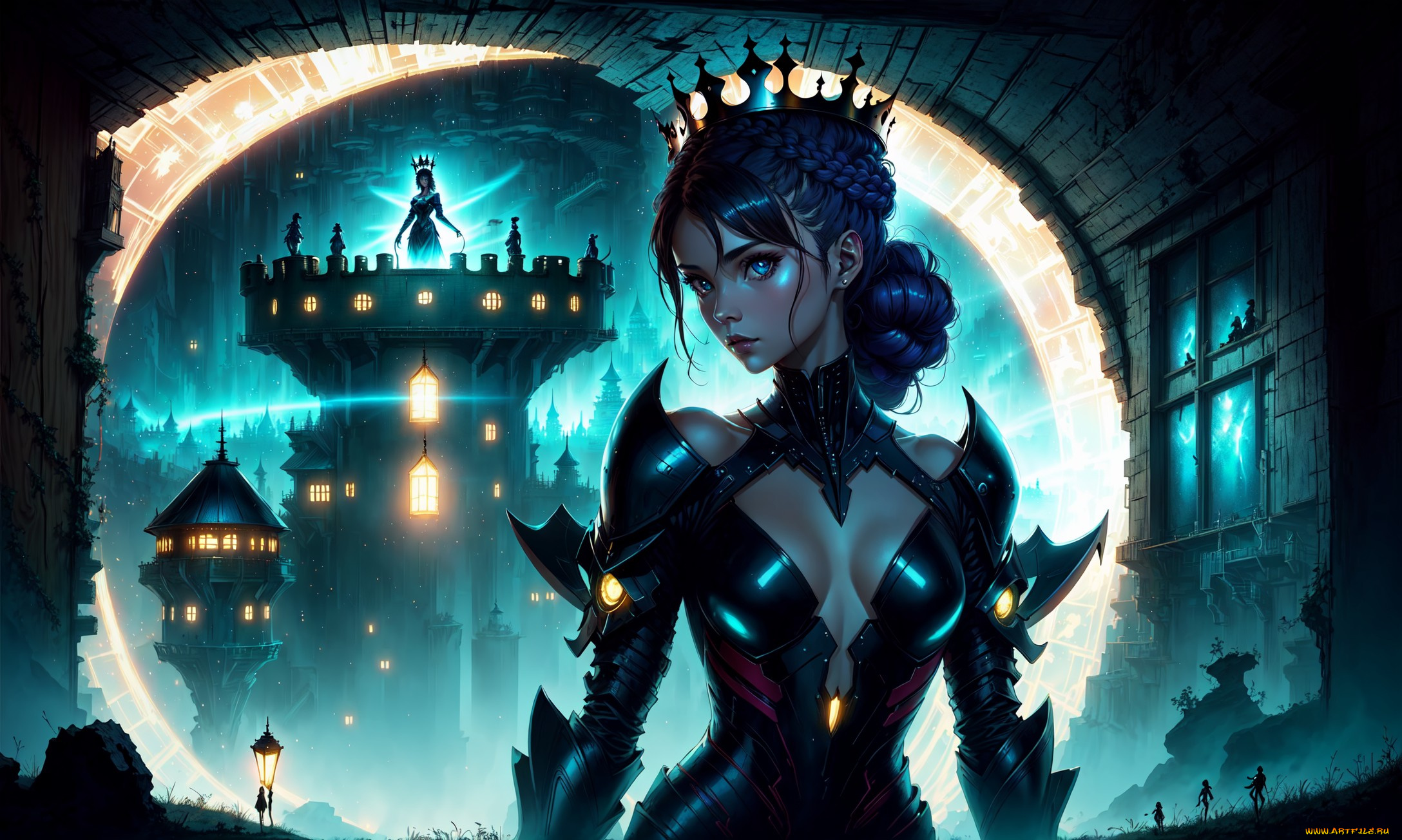 фэнтези, девушки, нейросети, графика, нейроарт, ai, art, нейронные, сети, рисунки, нейро, искусство