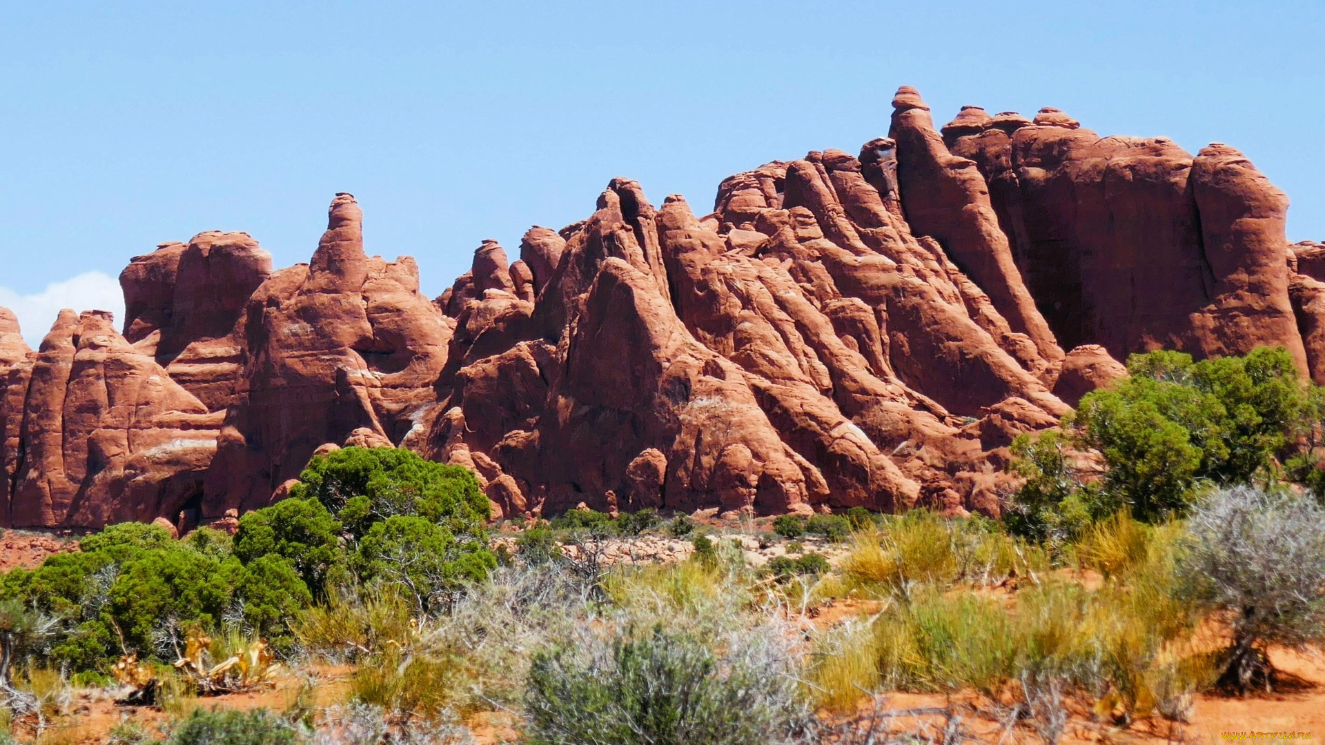 arches, national, park, utah, природа, горы, arches, national, park
