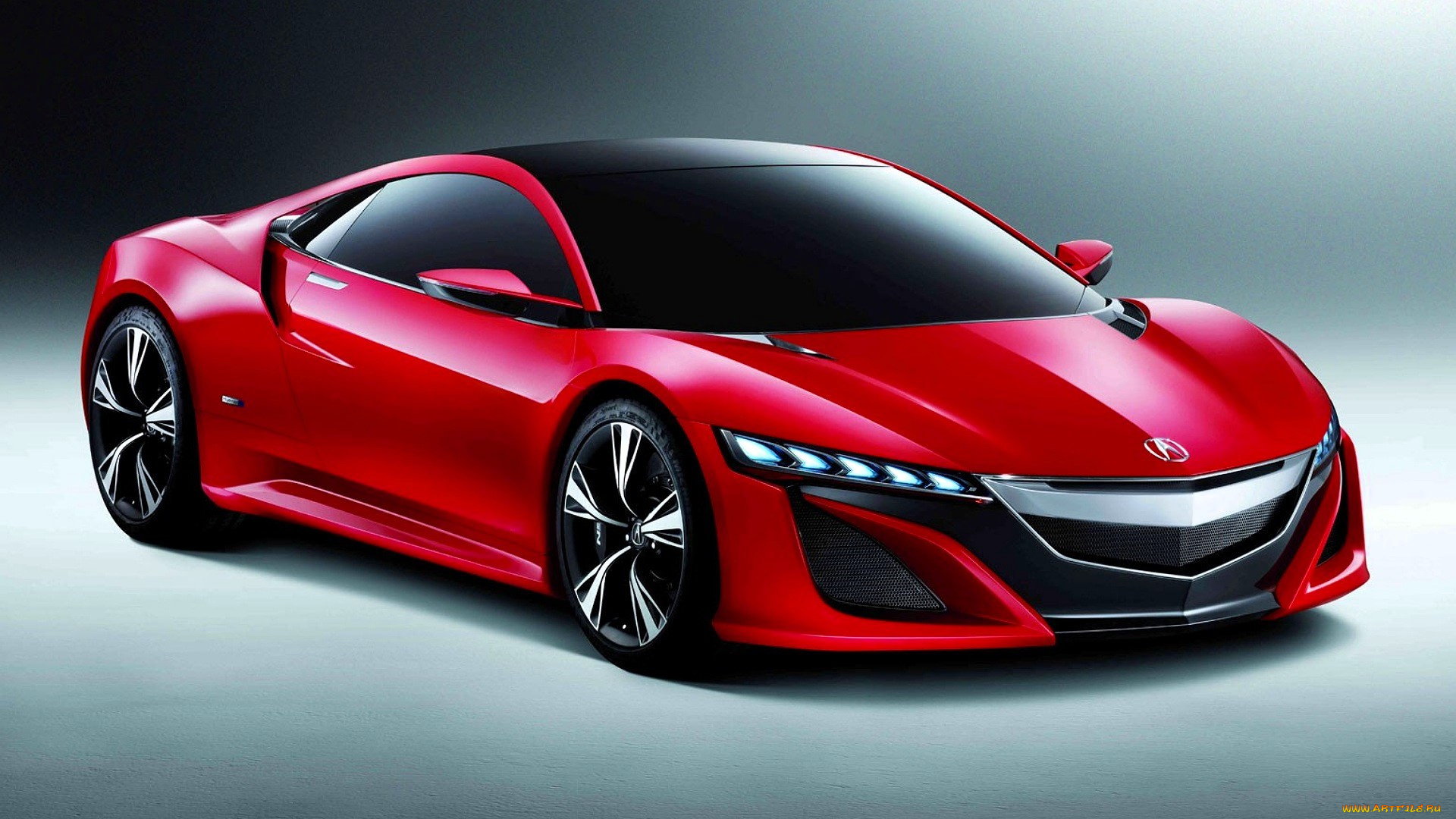 автомобили, acura, красный
