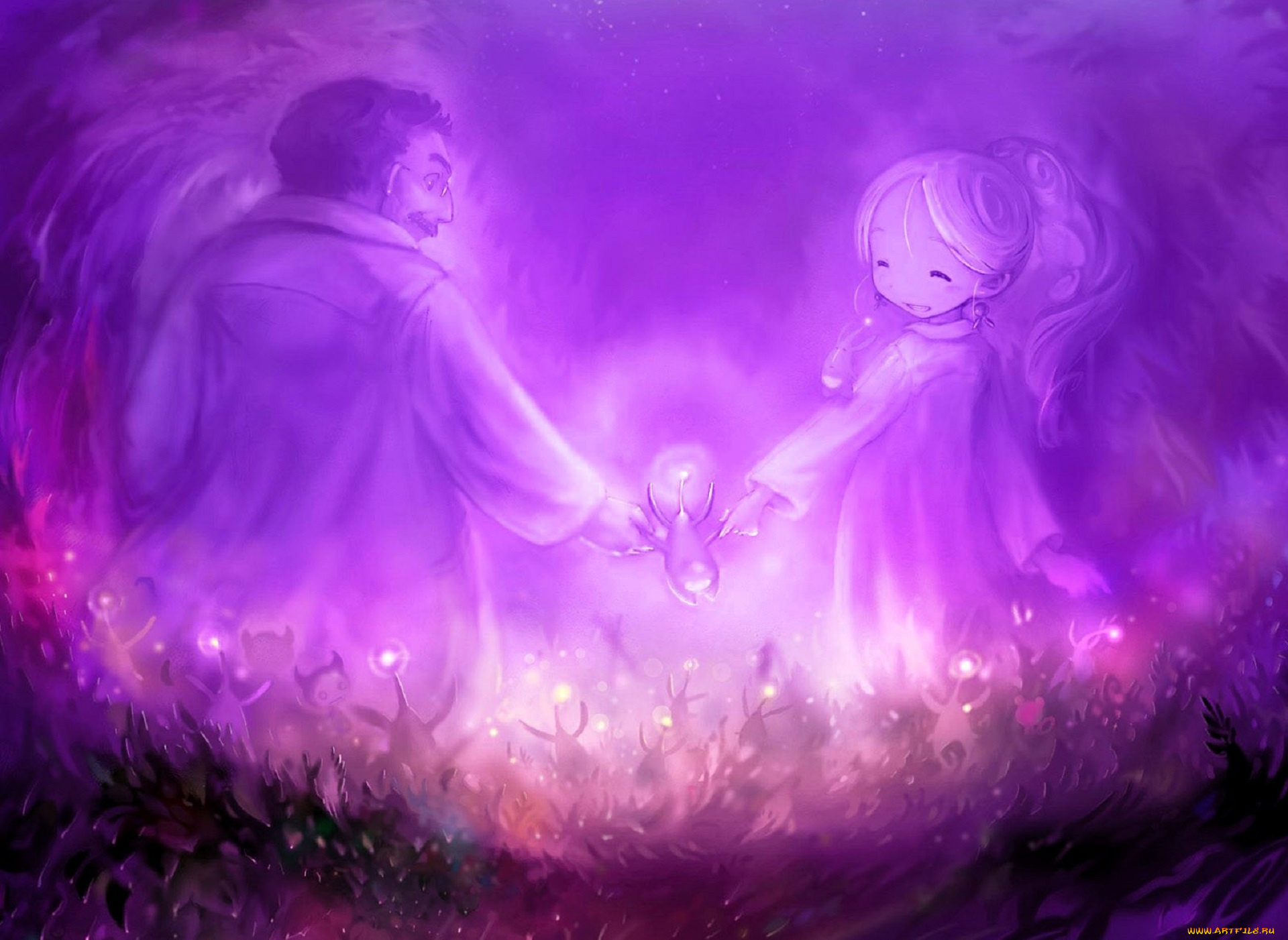 видео, игры, elebits, мужчина, девочка, существа, туман