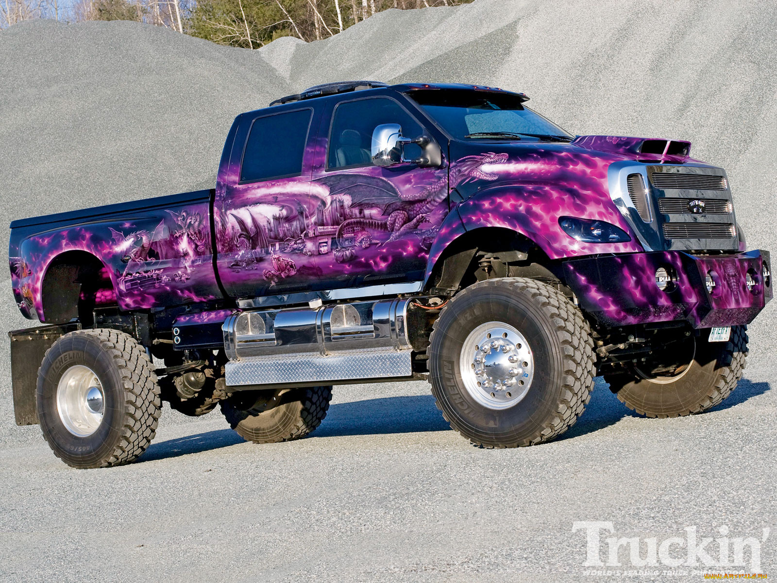 2007, ford, f650, автомобили, custom, pick, up