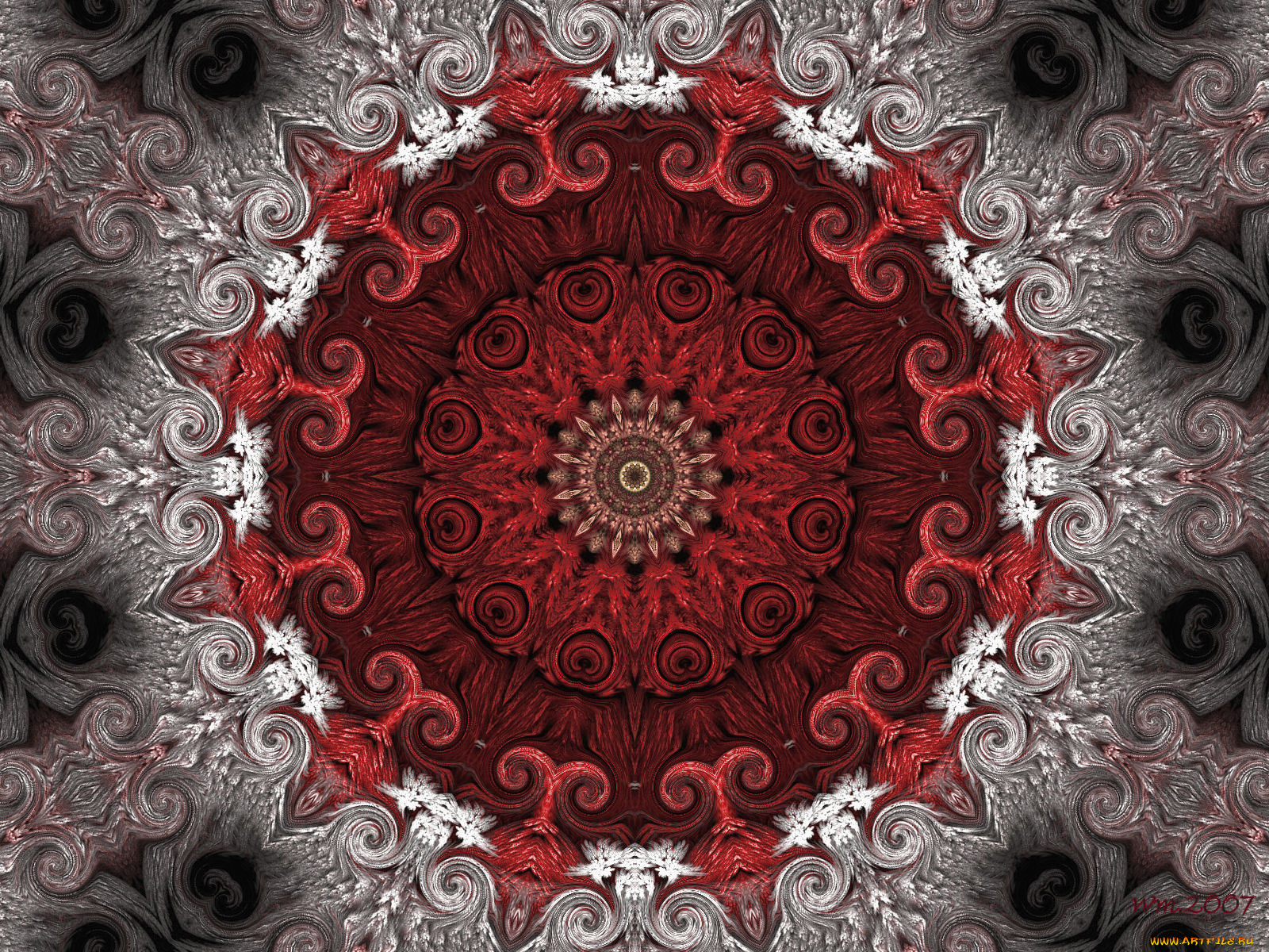 3д, графика, fractal, фракталы, узор, фрактал